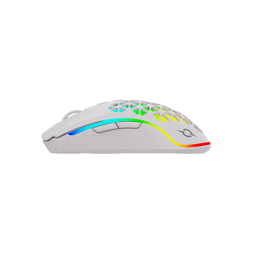AQIRYS Myszka Dual Mode: Wirelles+Wired POLARIS white
