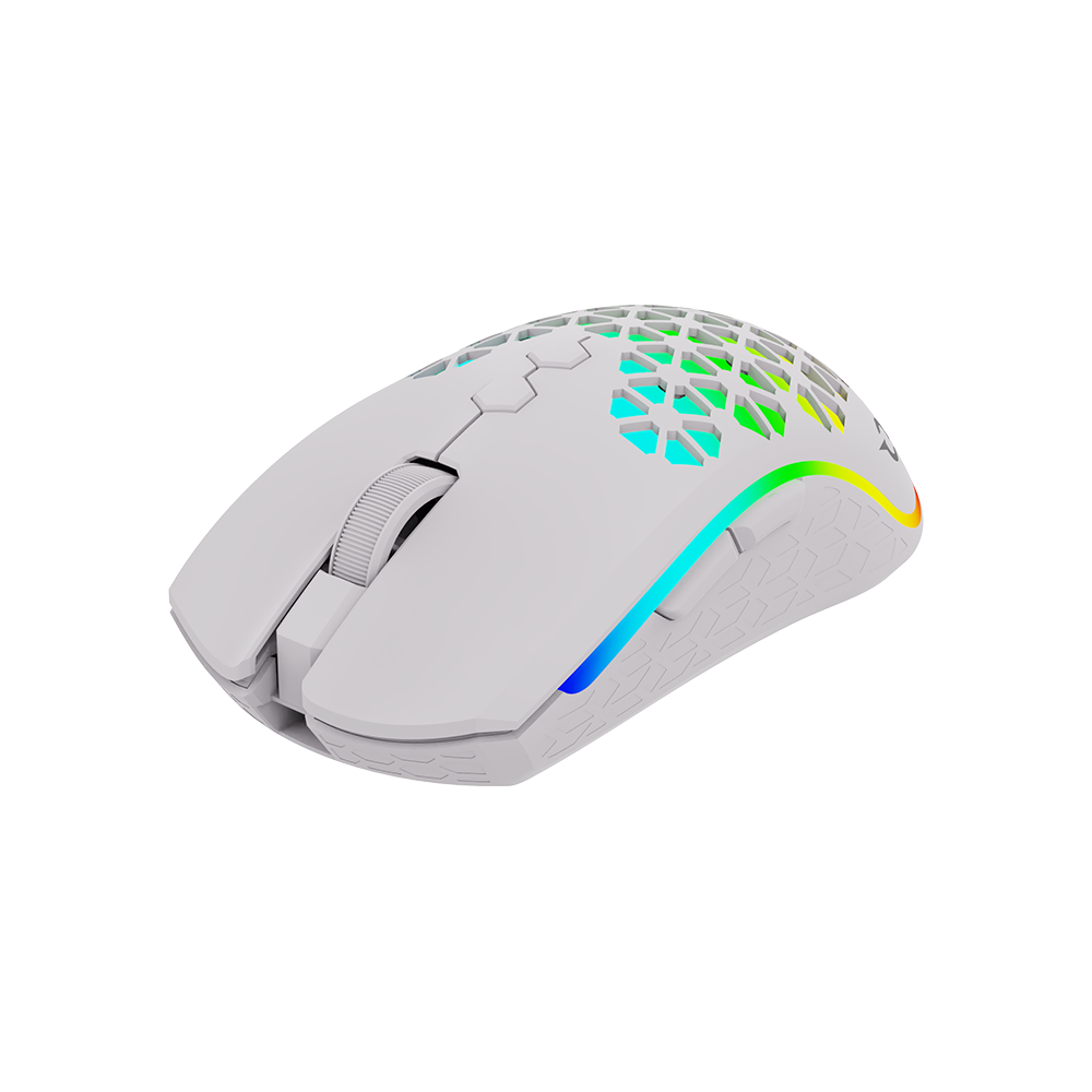 AQIRYS Myszka Dual Mode: Wirelles+Wired POLARIS white