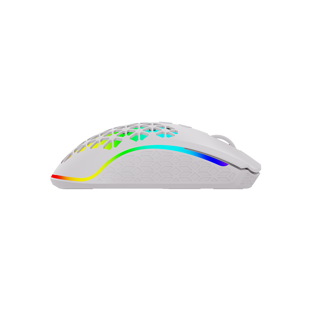 AQIRYS Myszka Dual Mode: Wirelles+Wired POLARIS white