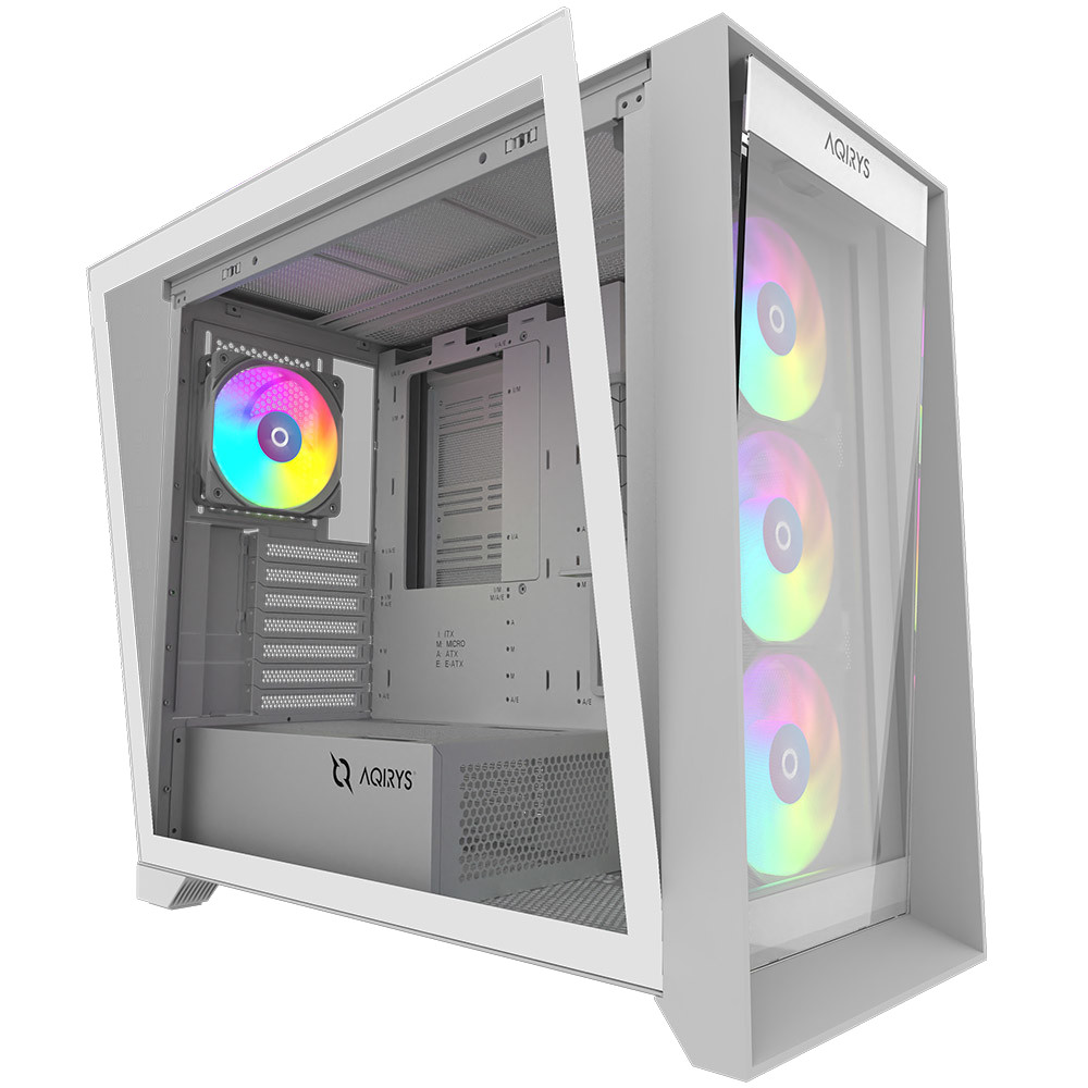 AQIRYS Obudowa do komputera XO-1 ARGB white