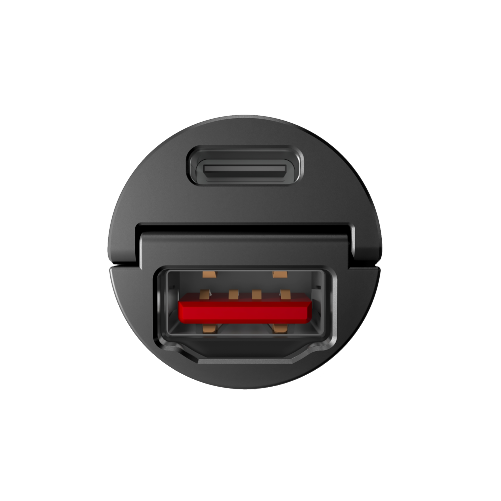 NEXT ONE Ładowarka samochodowa Mini Dual 30W PD/QC 3.0 1xUSB-C / 1xUSB-A