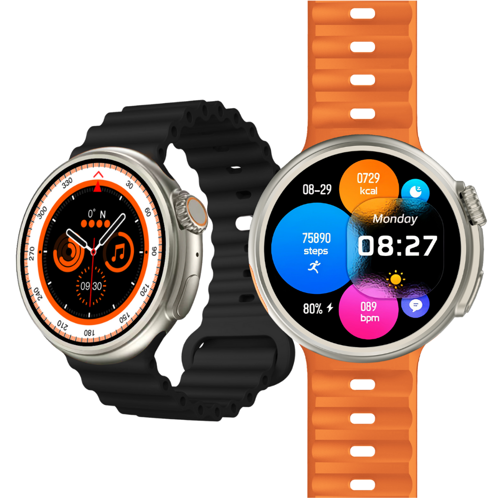 YAXO Smartwatch OXNARD Titanium Black