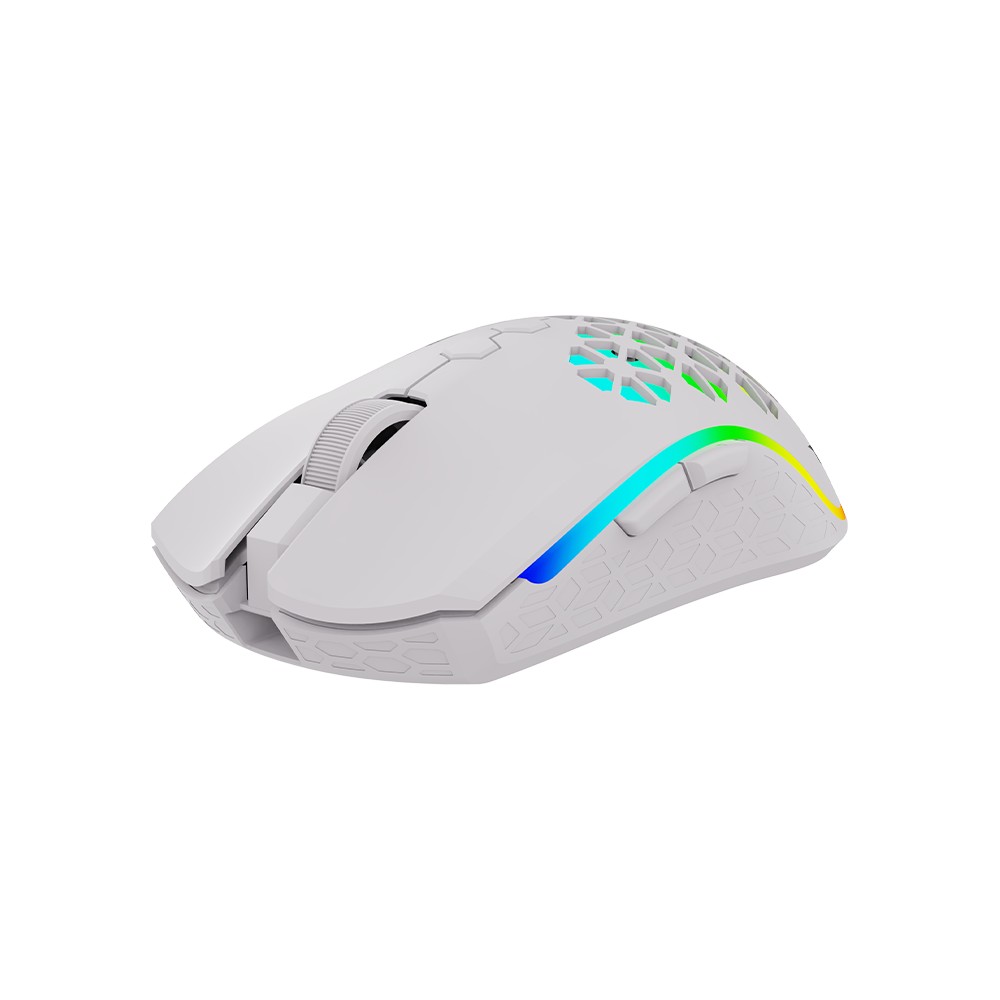 AQIRYS Myszka Dual Mode: Wirelles+Wired POLARIS white