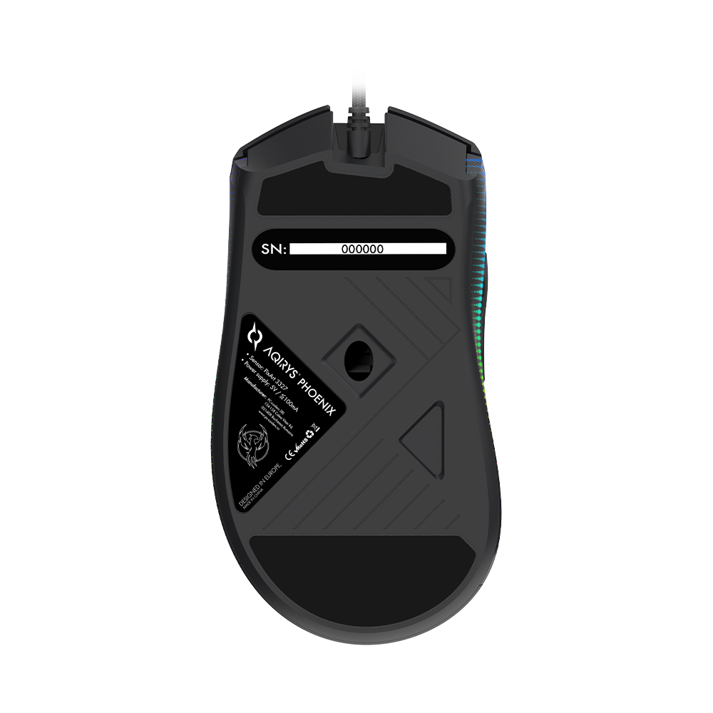 AQIRYS Myszka przewodowa PHOENIX black