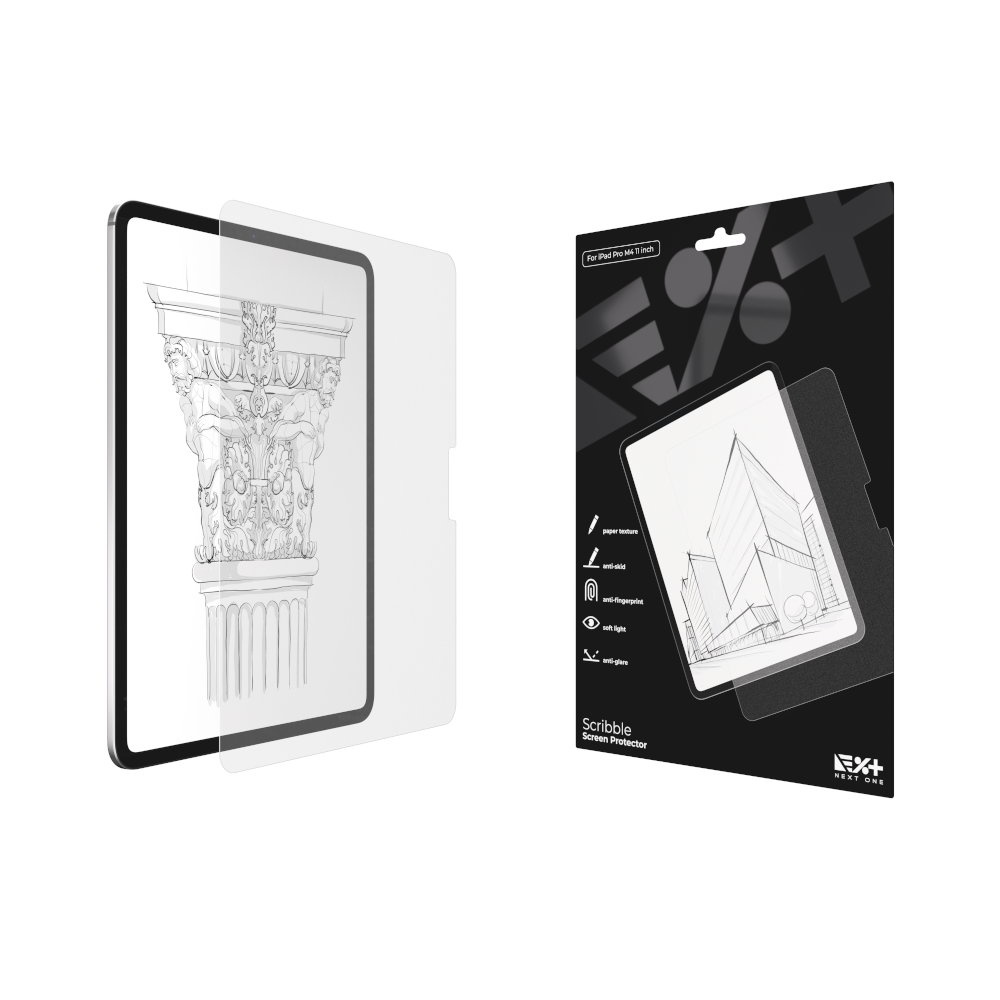 NEXT ONE Ochrona ekranu z teksturą papieru Scribble iPad Pro M4 11"