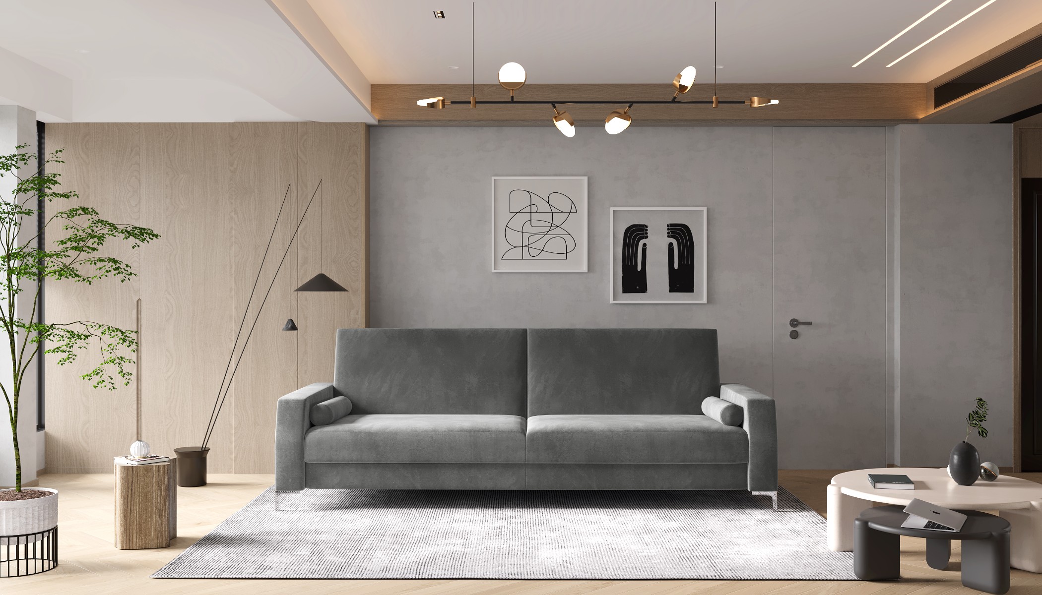 SOFA wersalka KANAPA rozkładana NELA funkcja spania pojemnik na pościel