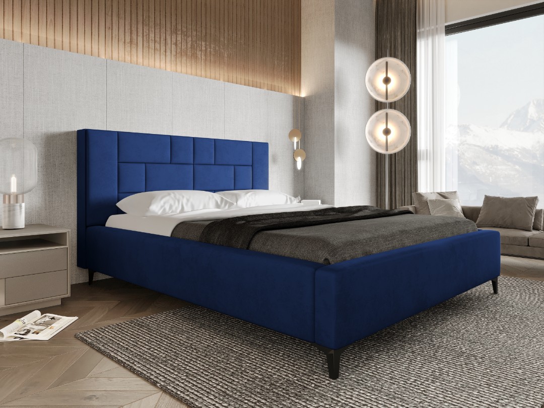 Łóżko tapicerowane z pojemnikiem na pościel PRIMO 180X200 + stelaż