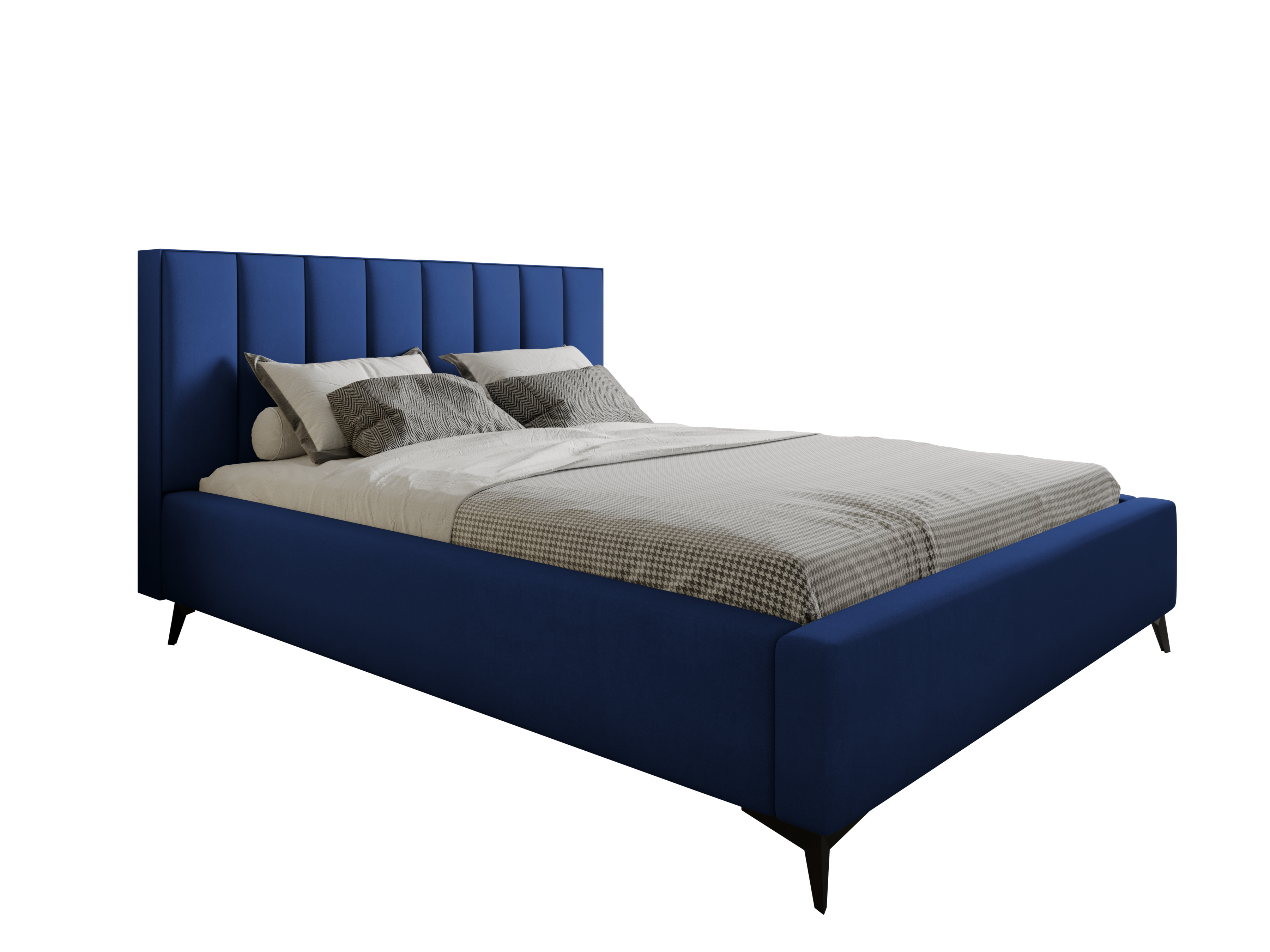 Łóżko tapicerowane z POJEMNIKIEM NA POŚCIEL BLOOM 180X200