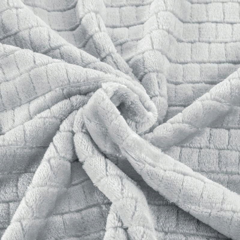 Koc narzuta CINDY-2 170x210 srebrny