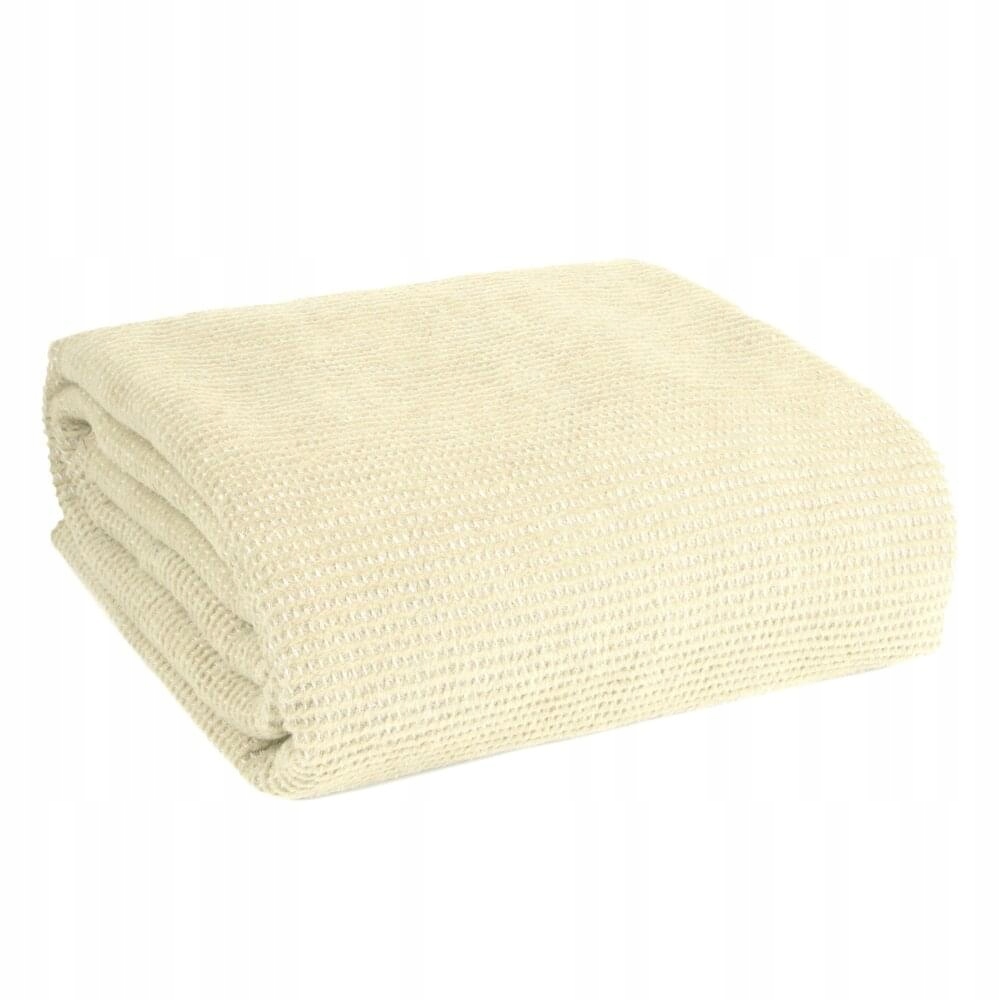 Koc narzuta AMBER 150x200 Design91 kremowy