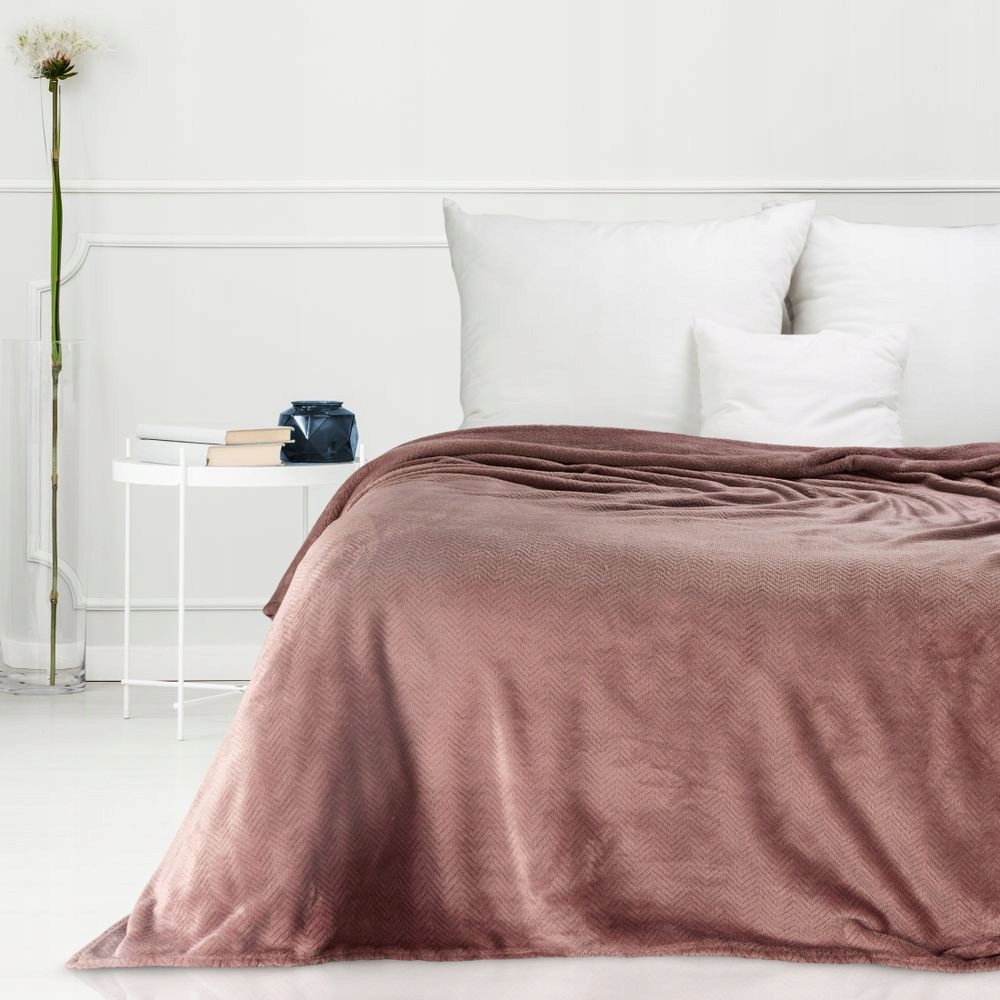 Koc narzuta CINDY5 170x210 Design91 ceglany