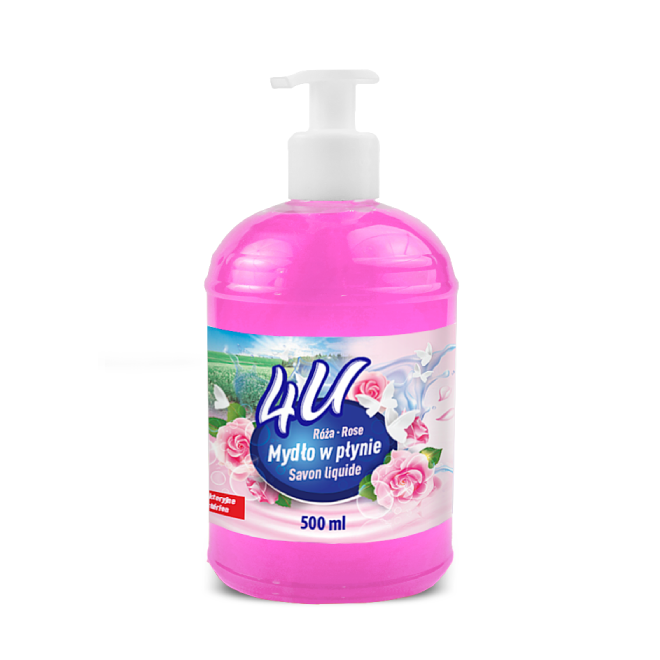 Mydło do rąk Antybakteryjne w płynie 4U 500ml morski