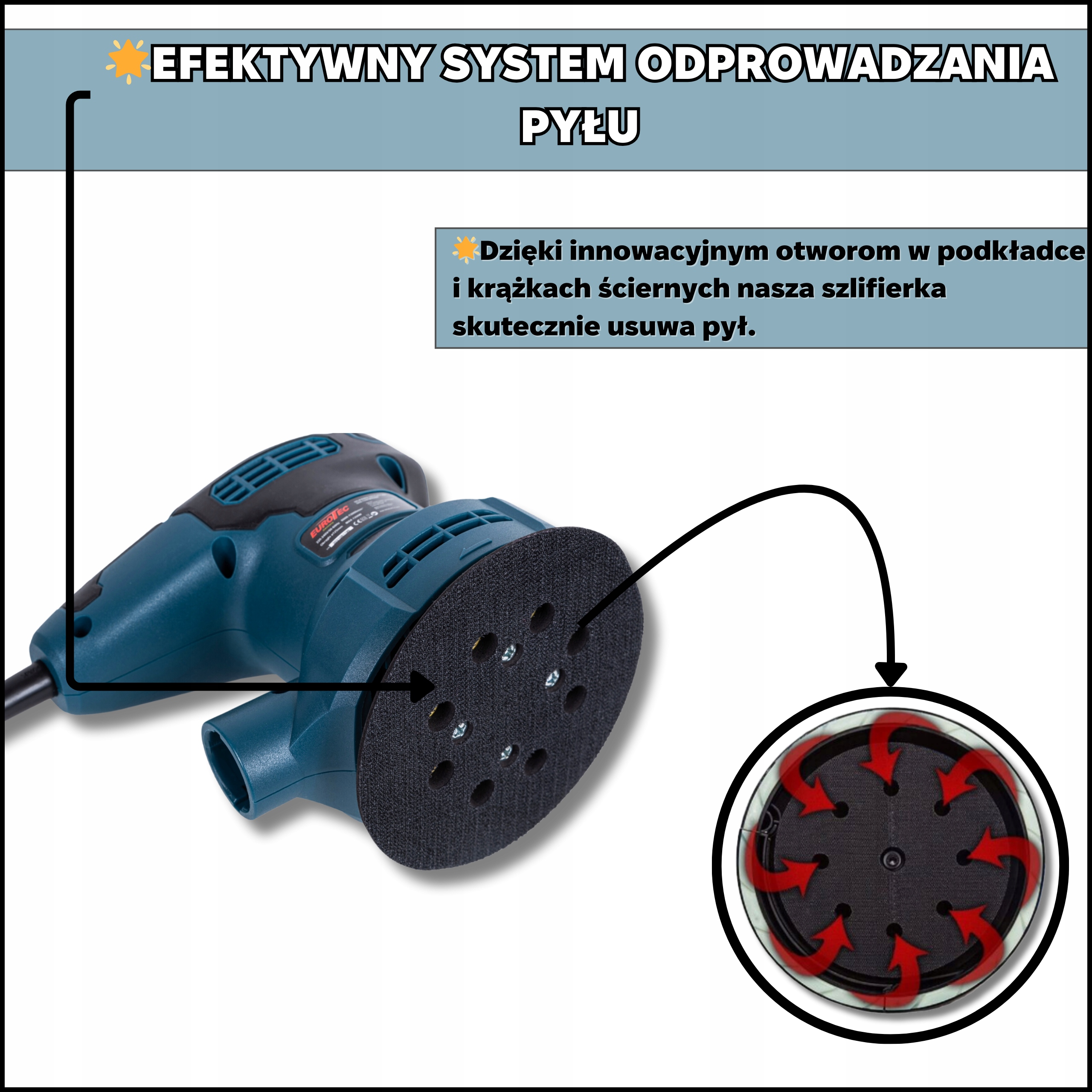 SZLIFIERKA OSCYLACYJNA GOS-1350 — widok 5