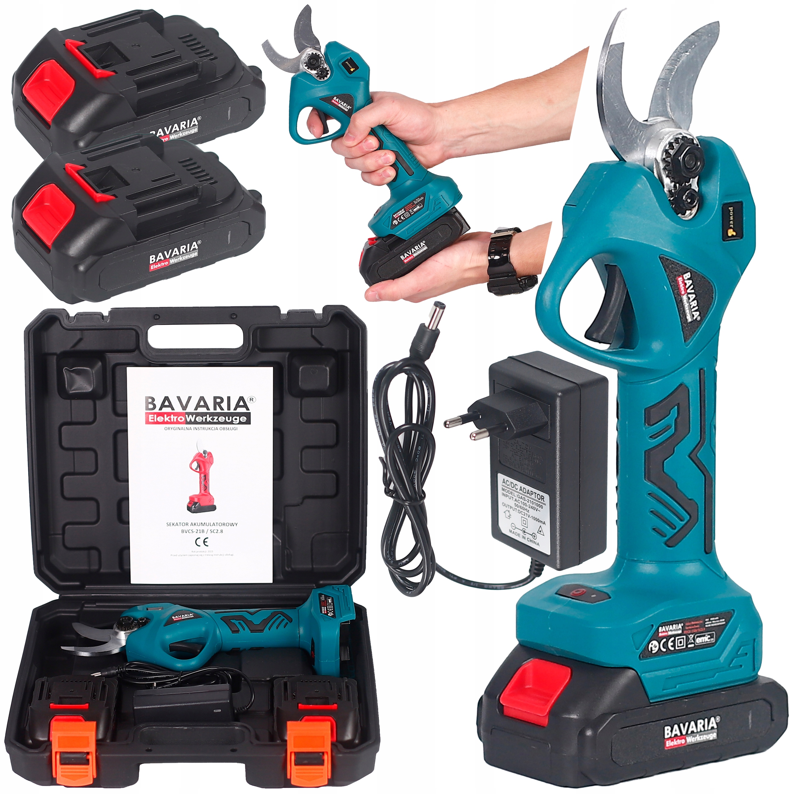 SEKATOR AKUMULATOROWY 2X AKUMULATOR BVCS-21B