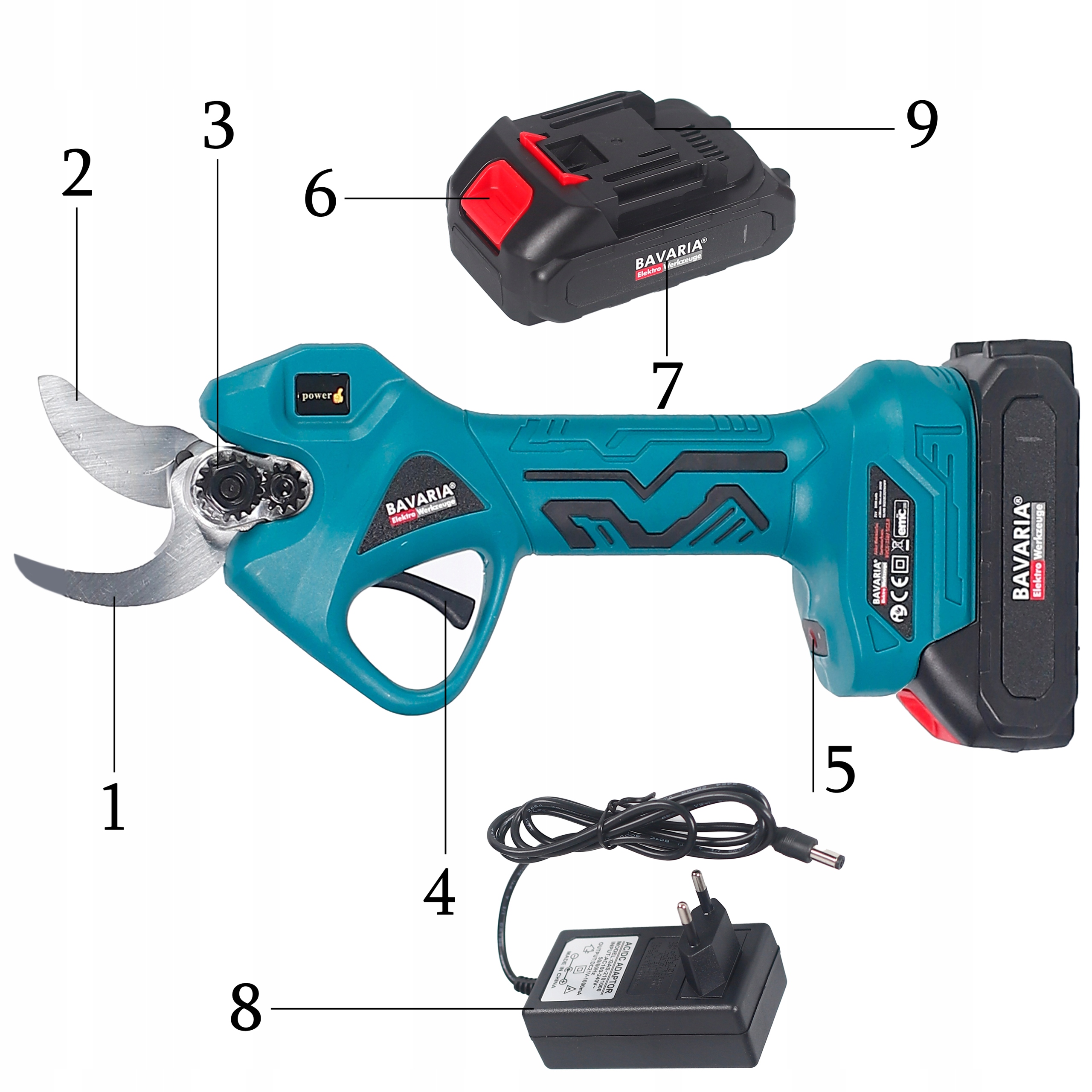 SEKATOR AKUMULATOROWY 2X AKUMULATOR BVCS-21B — widok 5