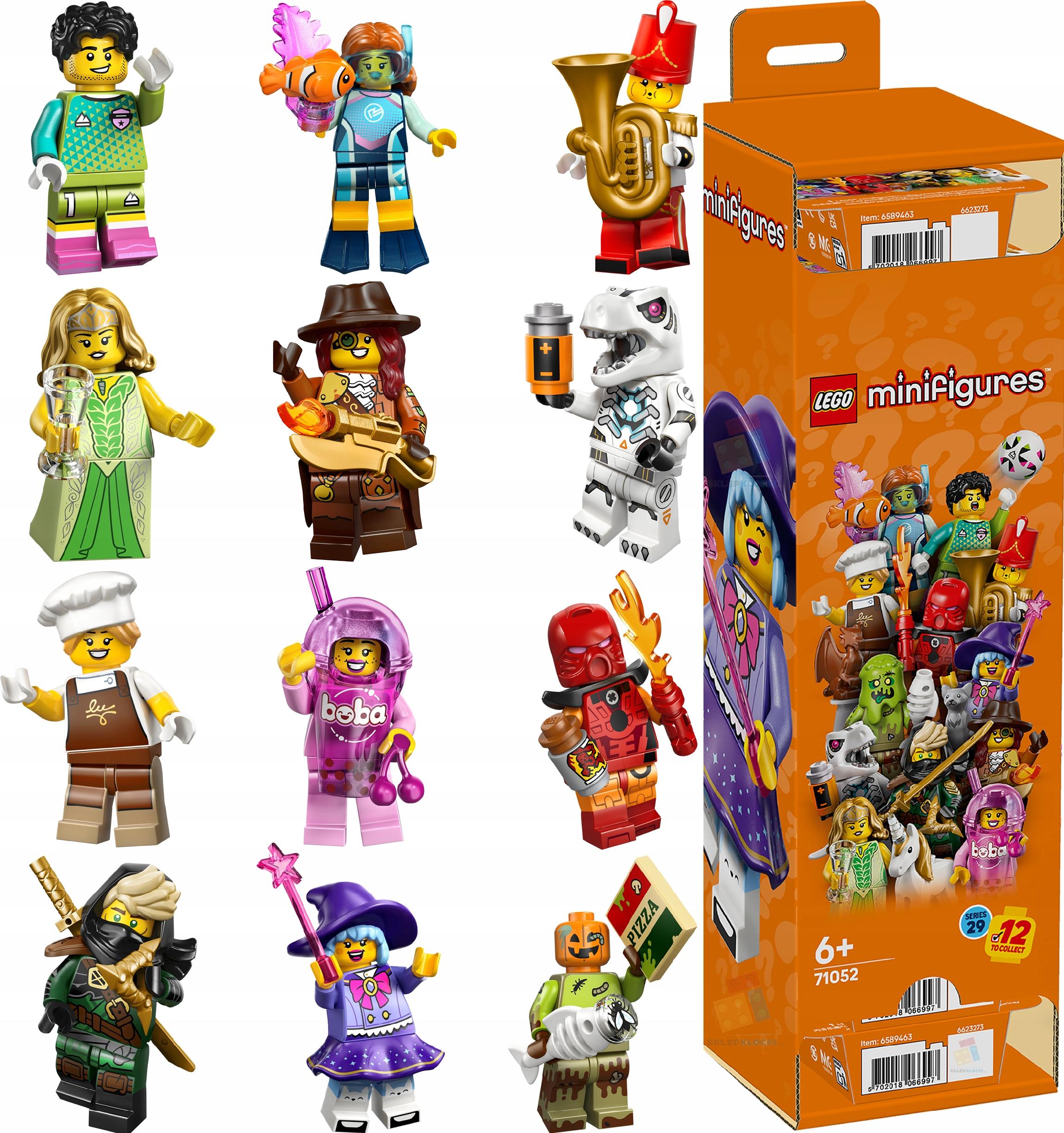 Set minifigure LEGO Seria 29 (71052), complet, minifigurine
