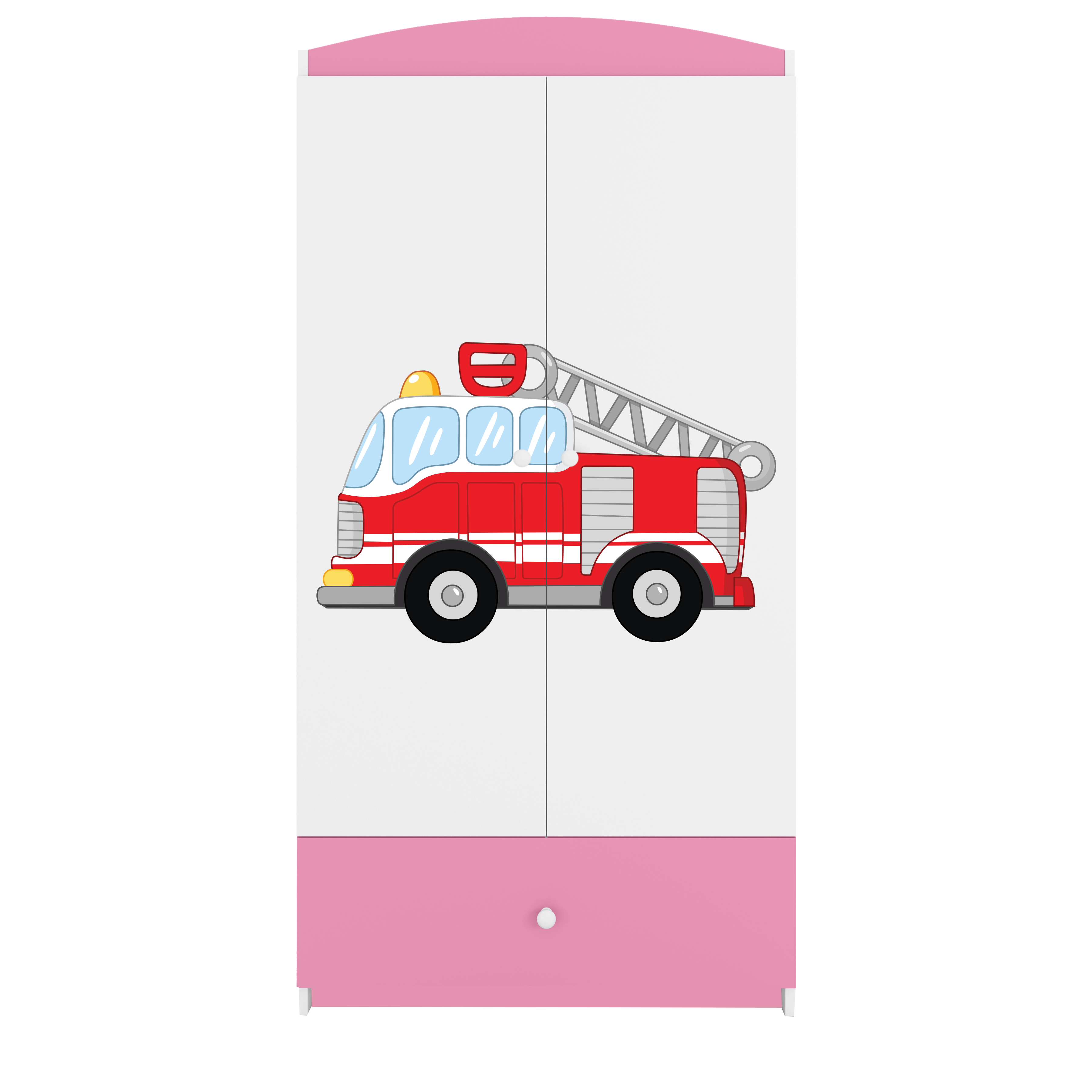 Armoire enfant rose clair
