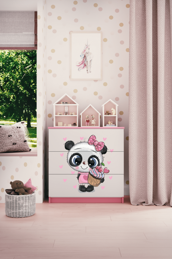 Kinderkommode Rosa
