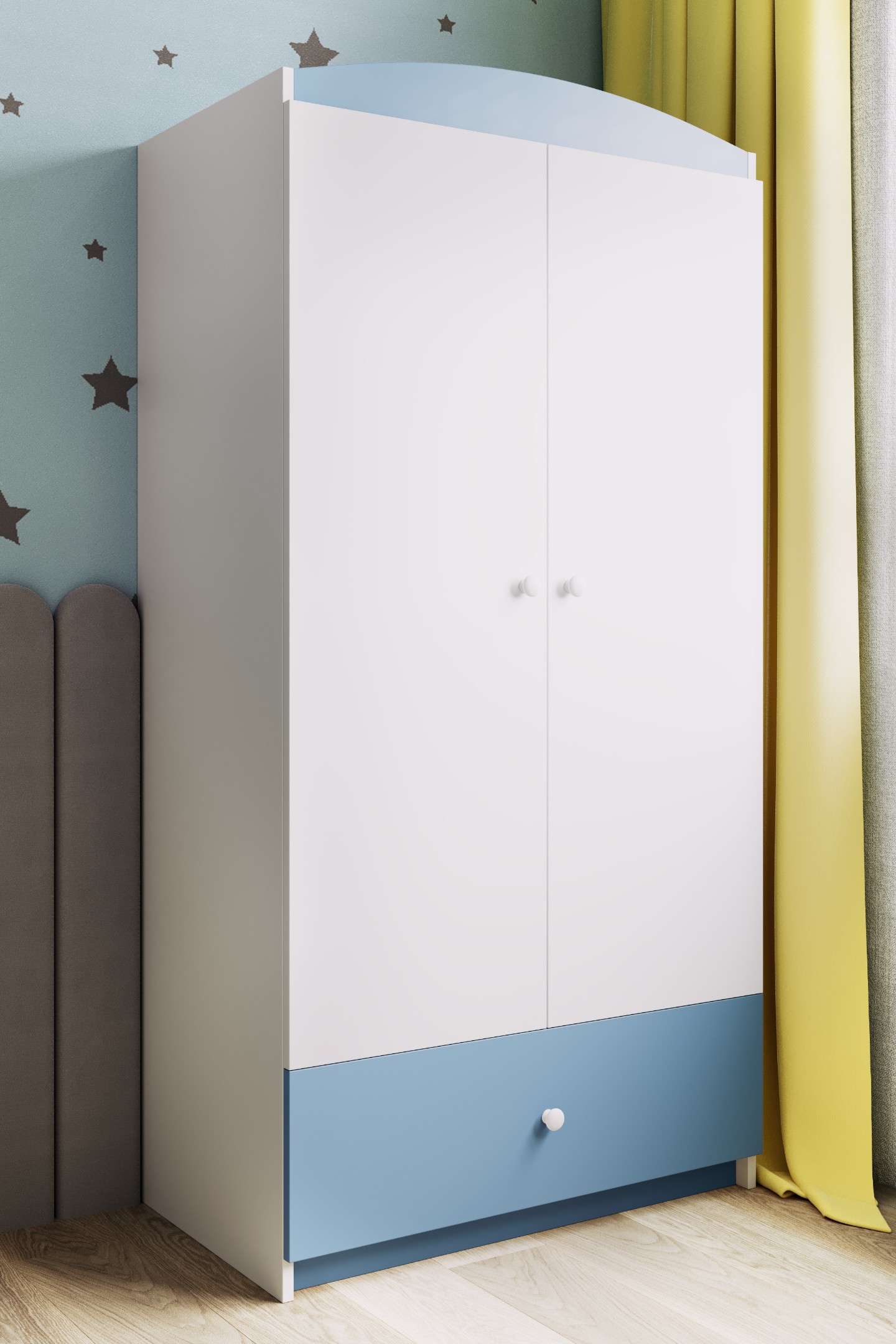 Armoire enfant bleu