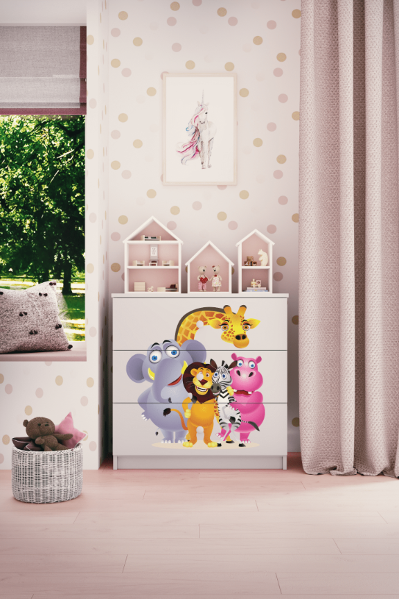 Kinderkommode Weiß