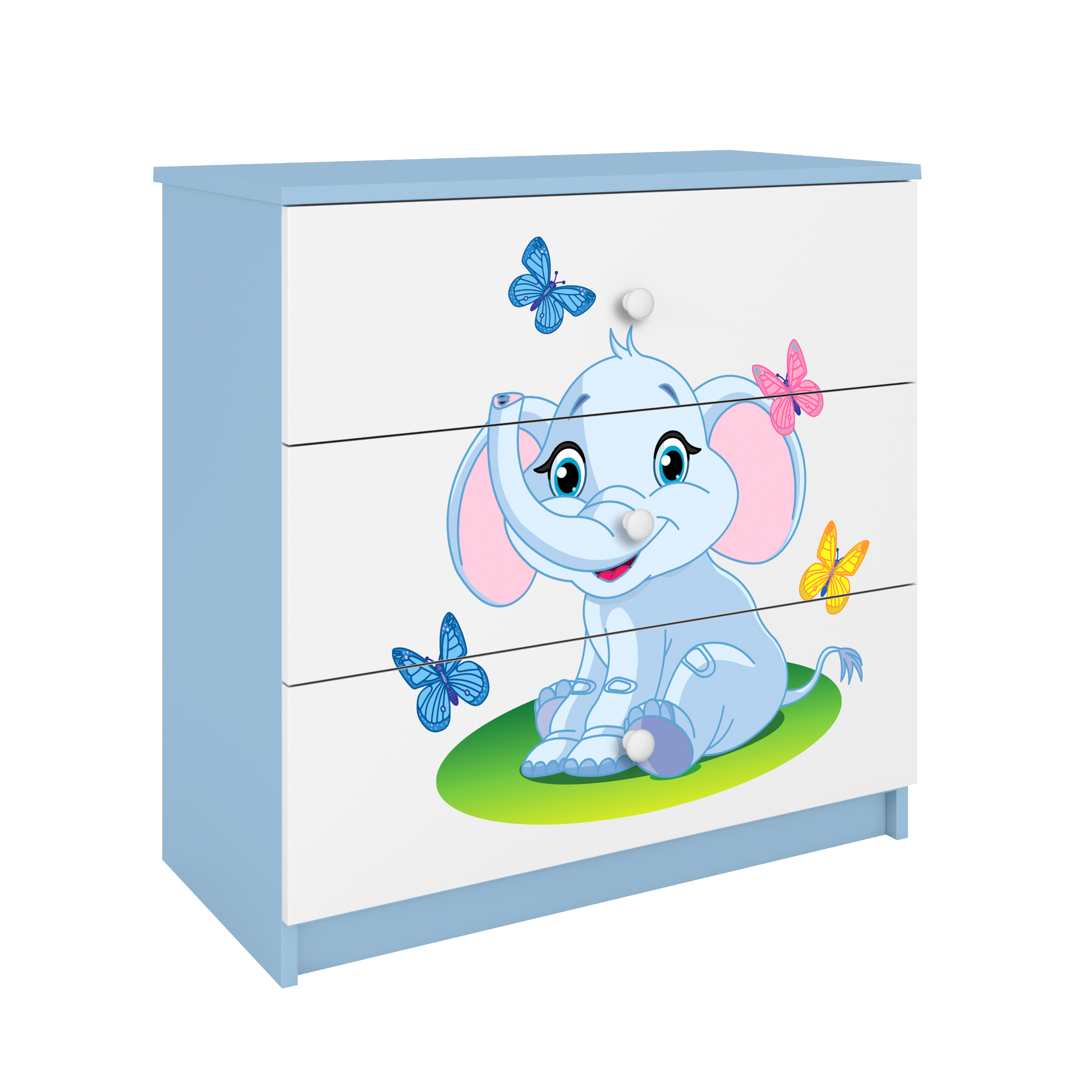Kinderkommode Blau