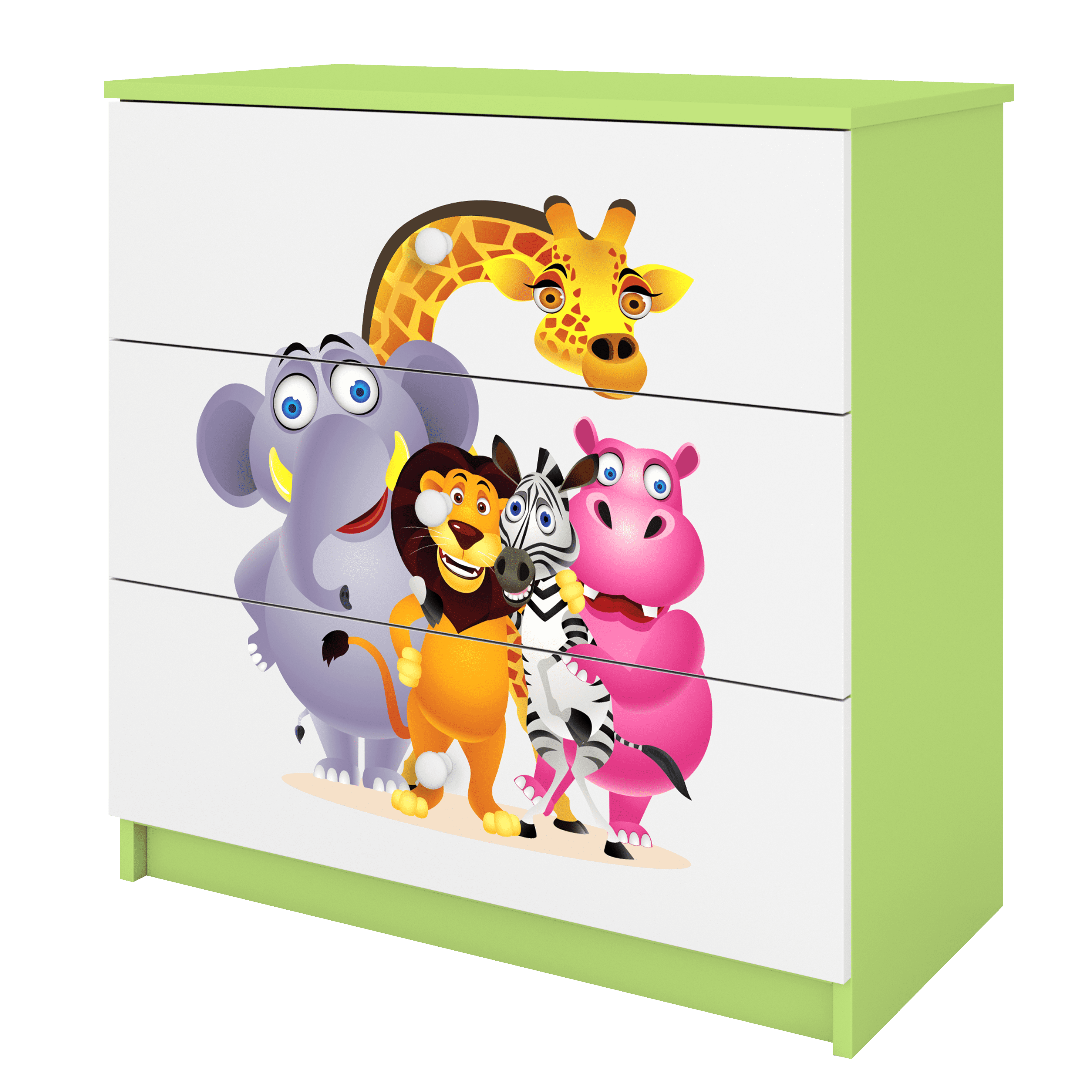 Kinderkommode Grün