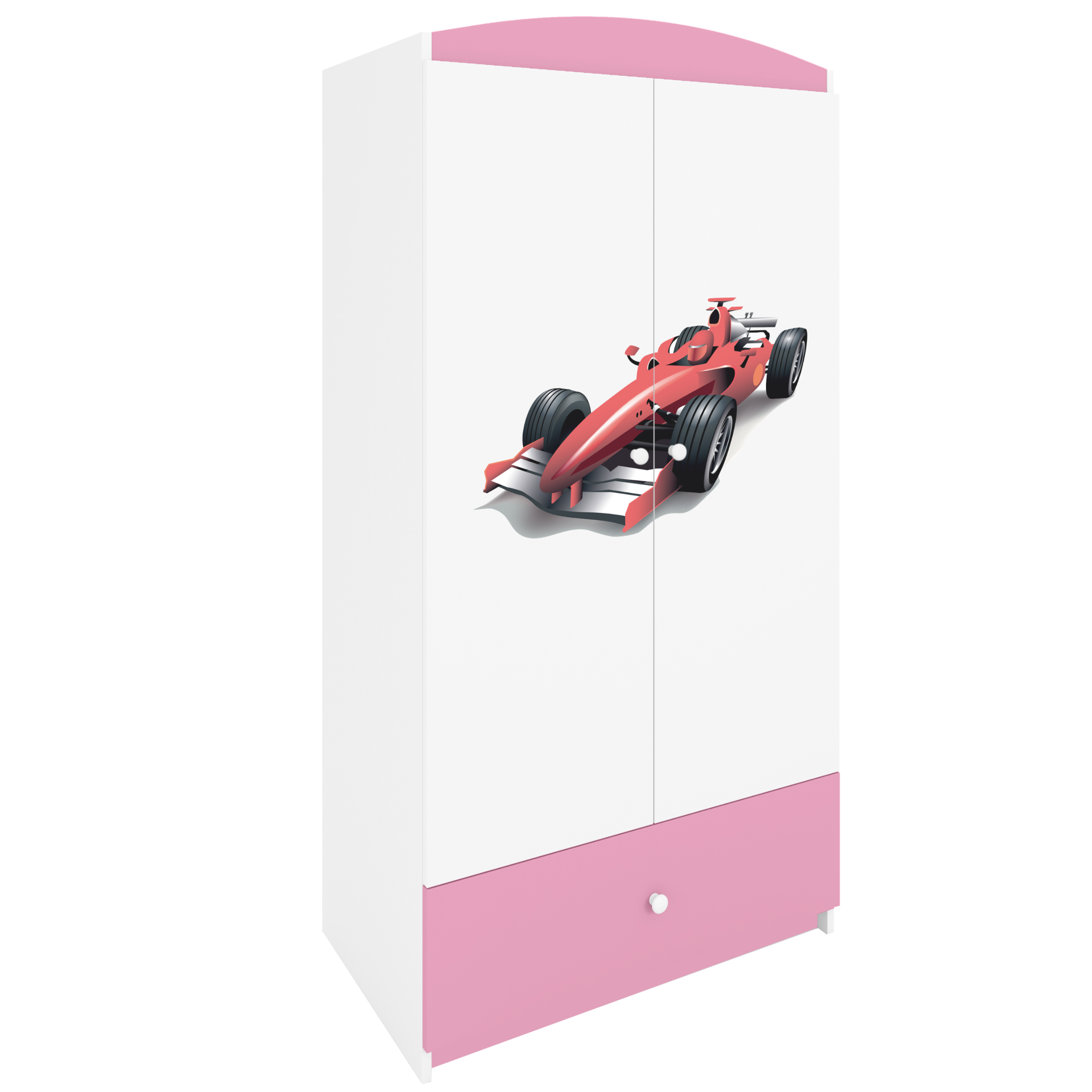 Armoire enfant rose clair