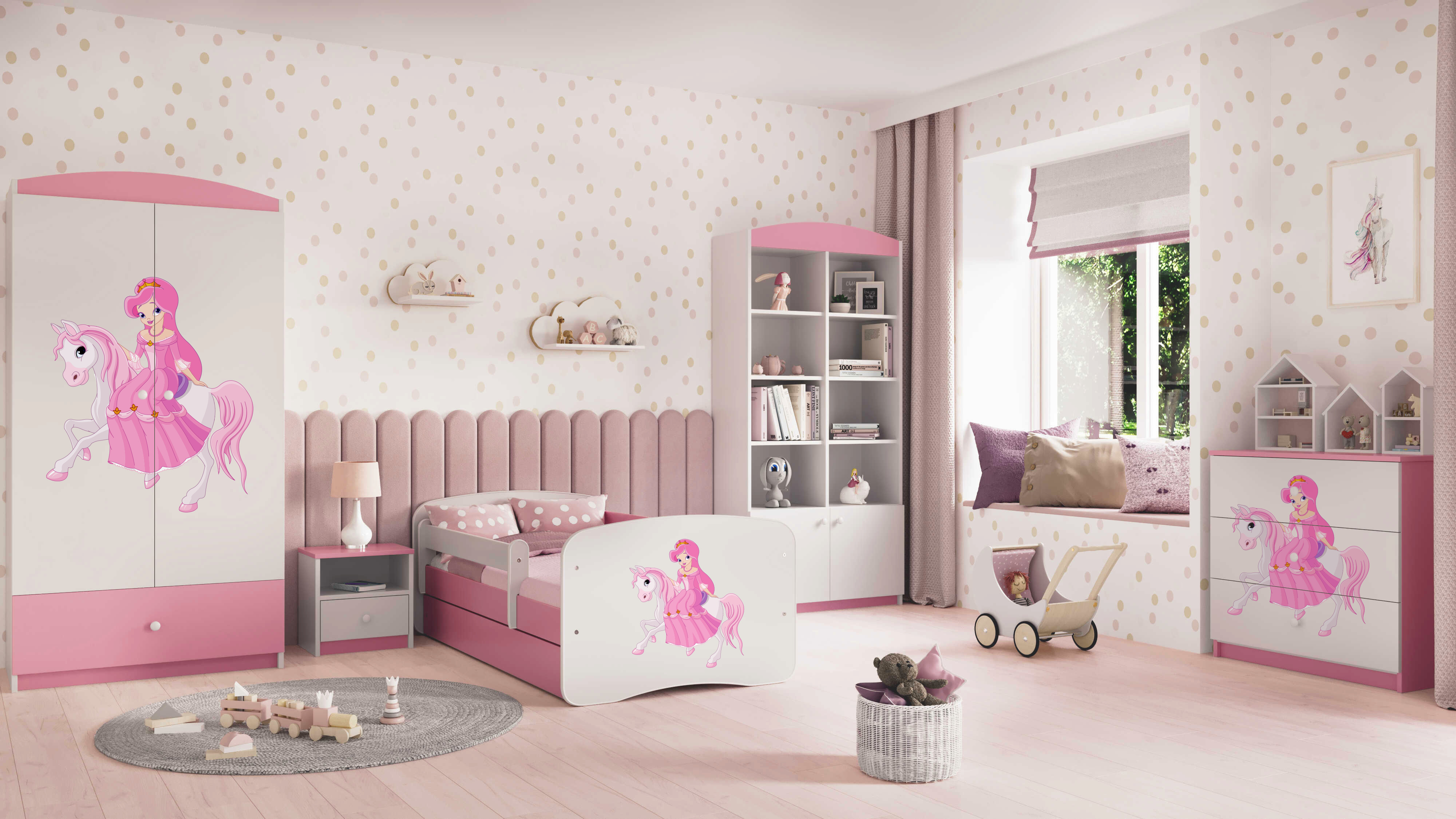Kinderkommode Rosa