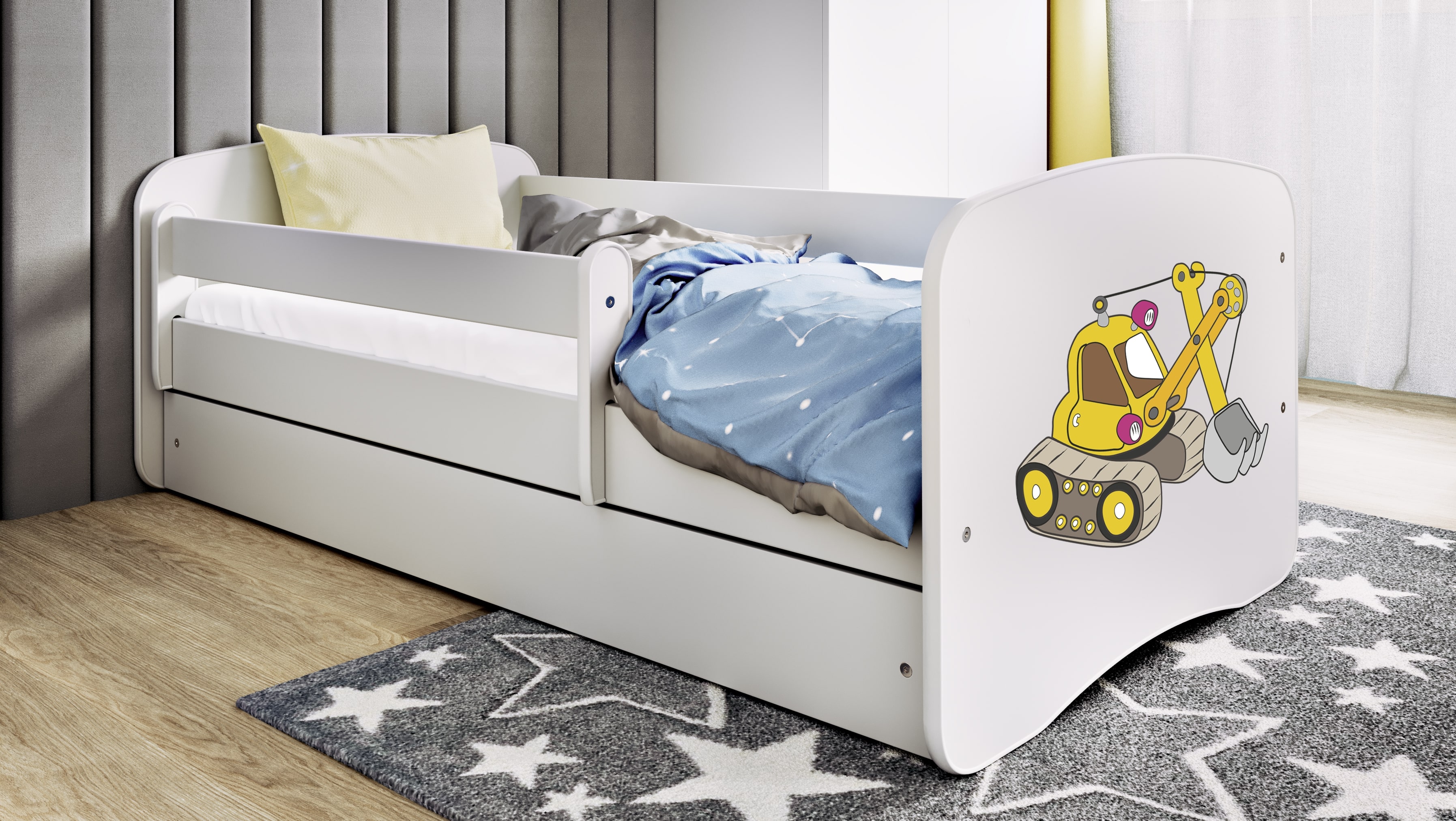 Lit enfant Pelleteuse