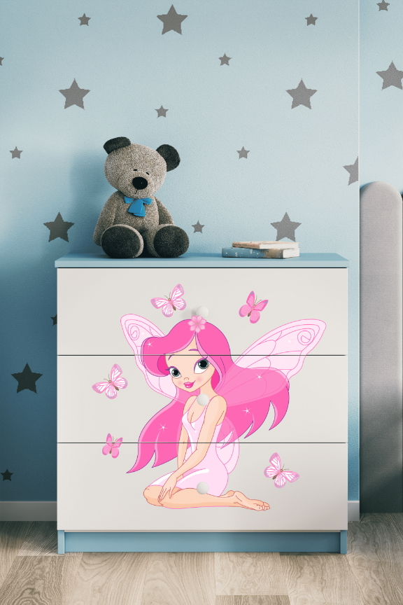 Commode enfant bleu