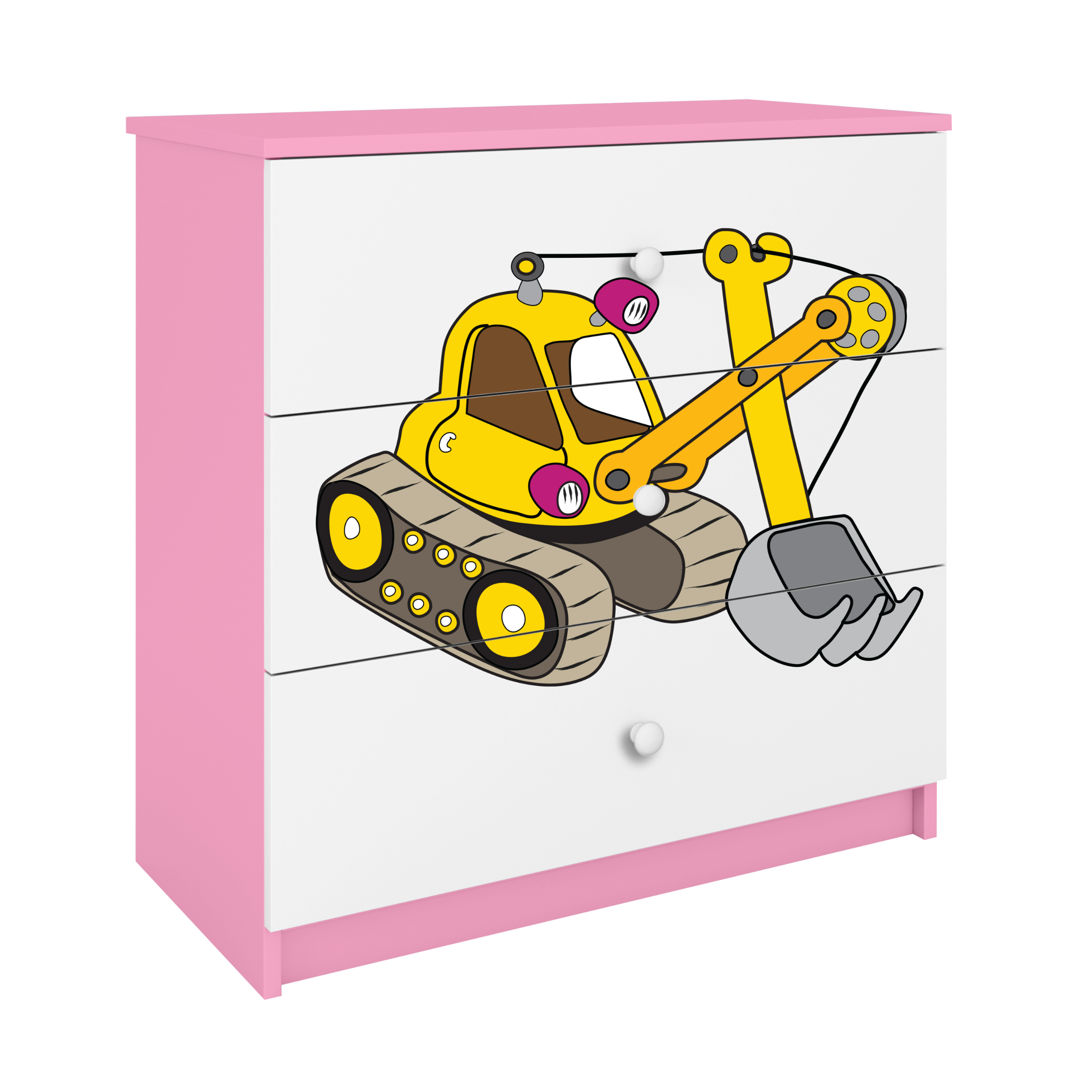 Commode enfant rose