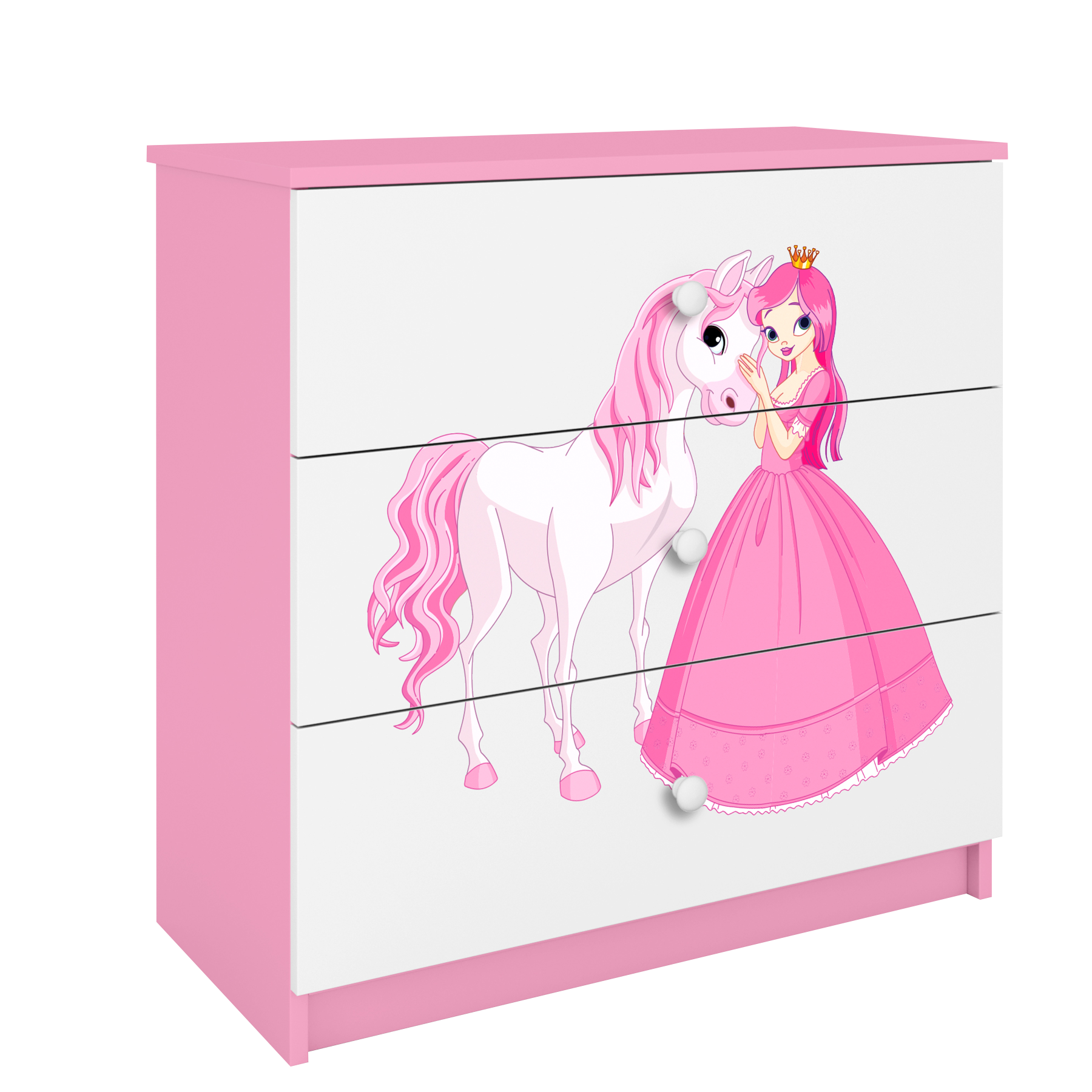 Kinderkommode Rosa