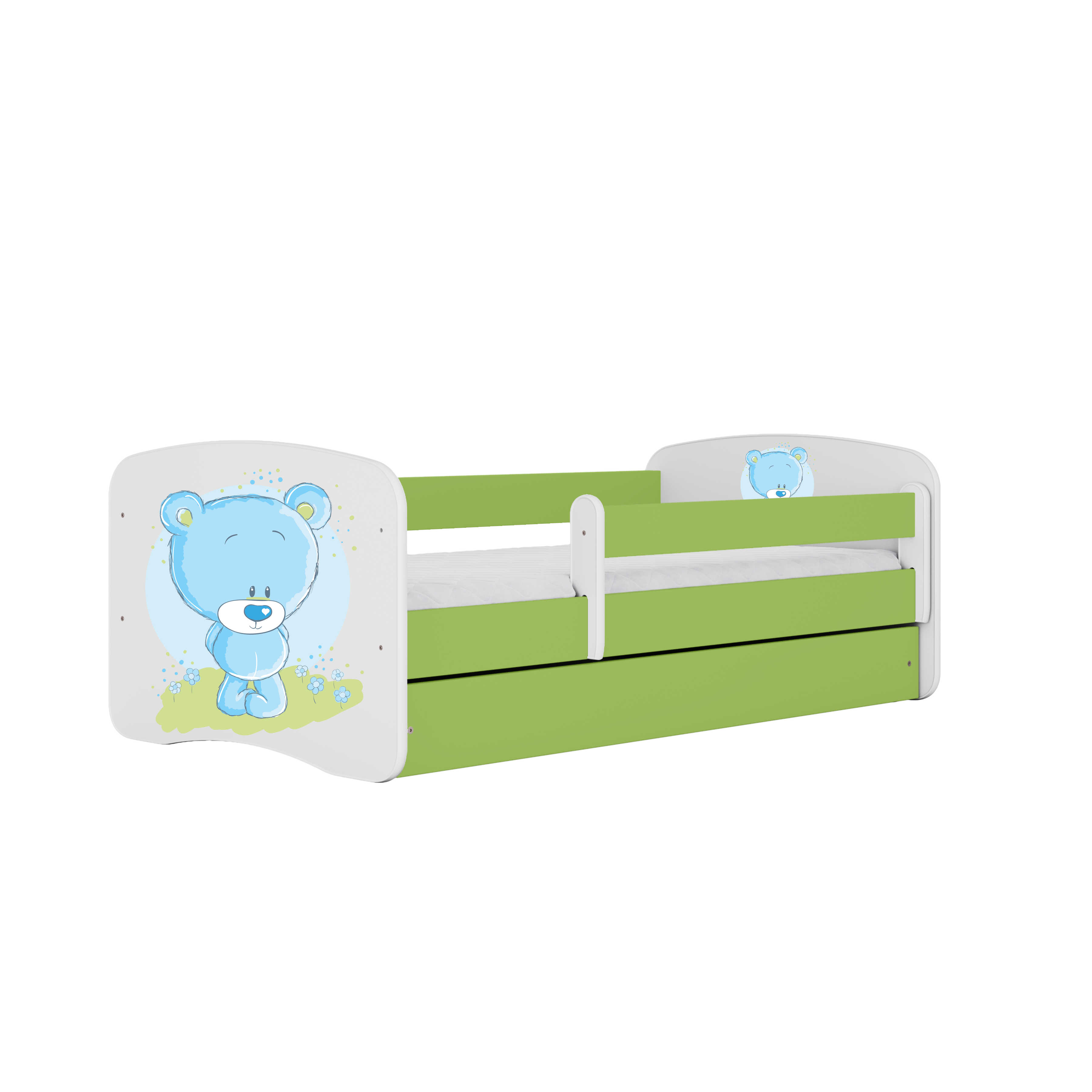 Lit enfant vert
