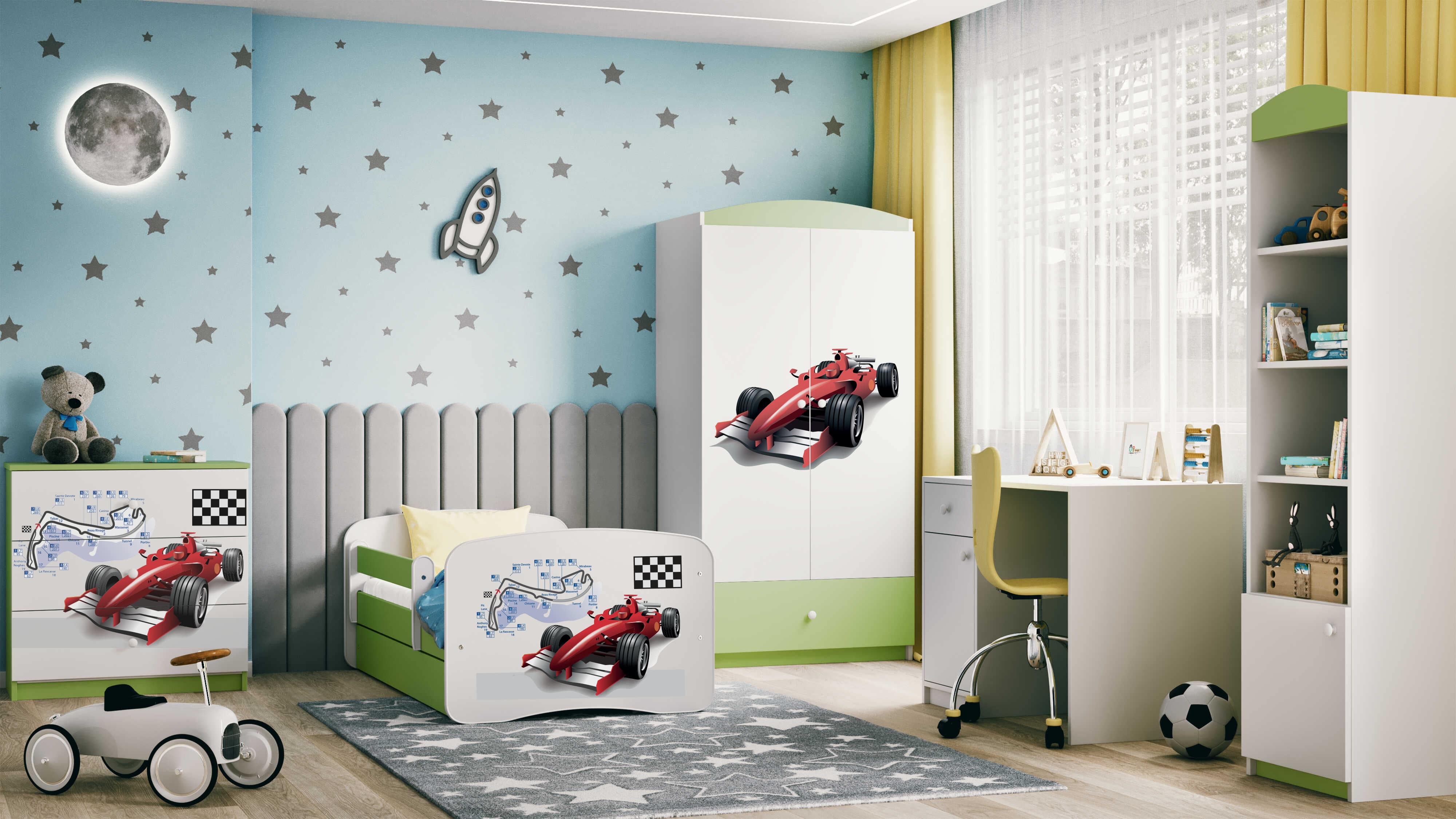 Kinderkommode Grün
