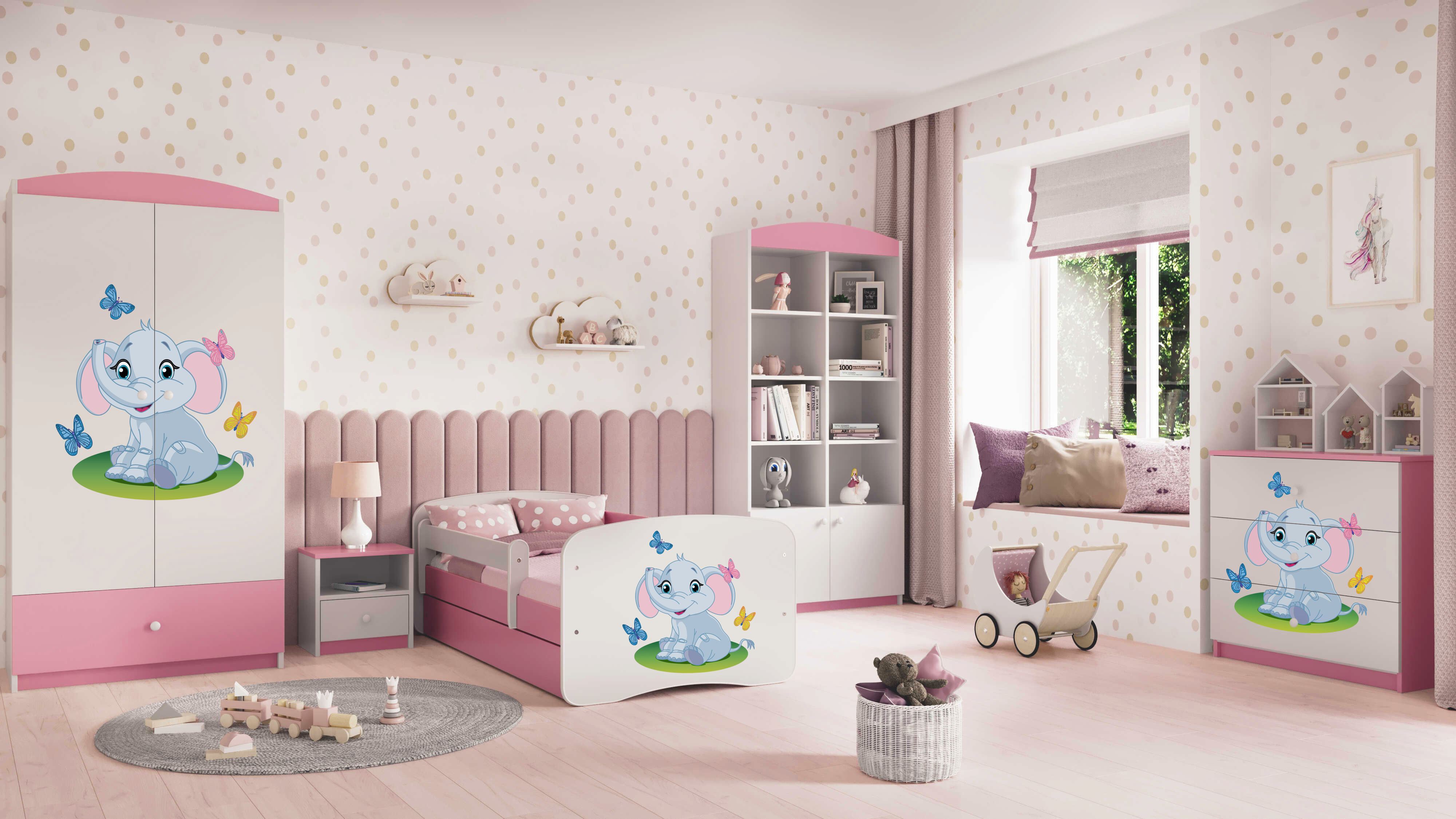Kinderkommode Rosa