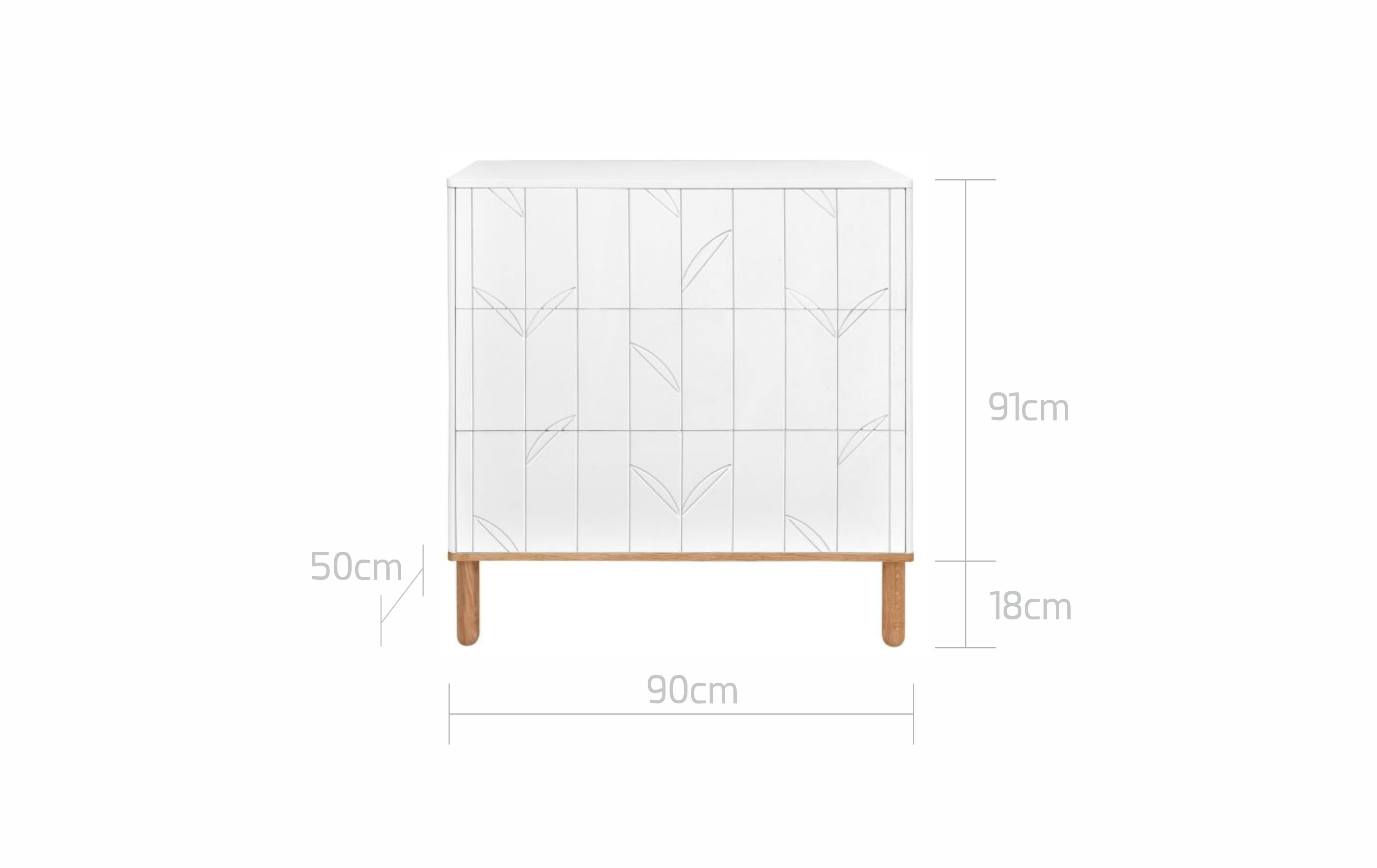 Commode enfant chêne