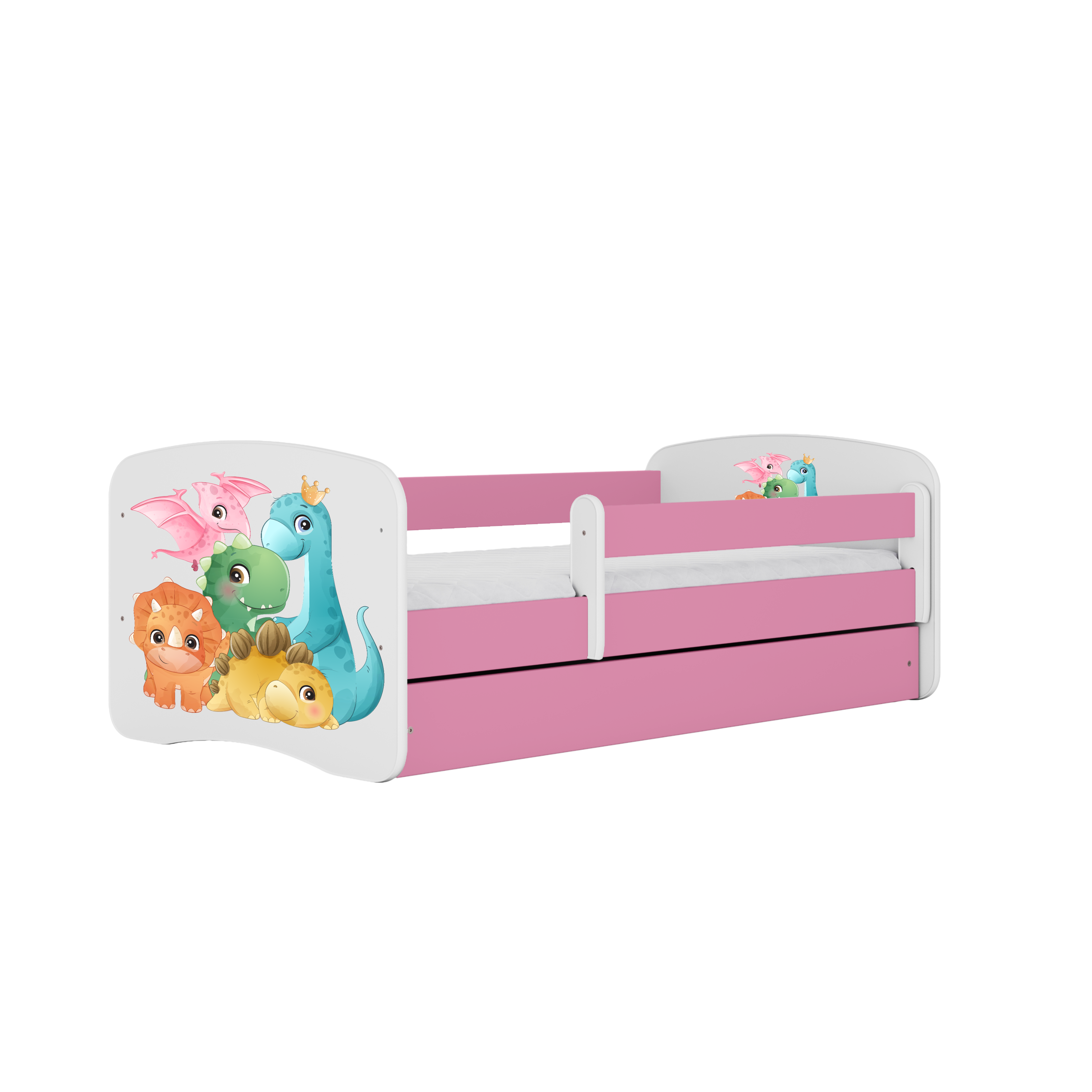 Lit enfant 80 x 180 cm, motif Dinosaure, vue 1