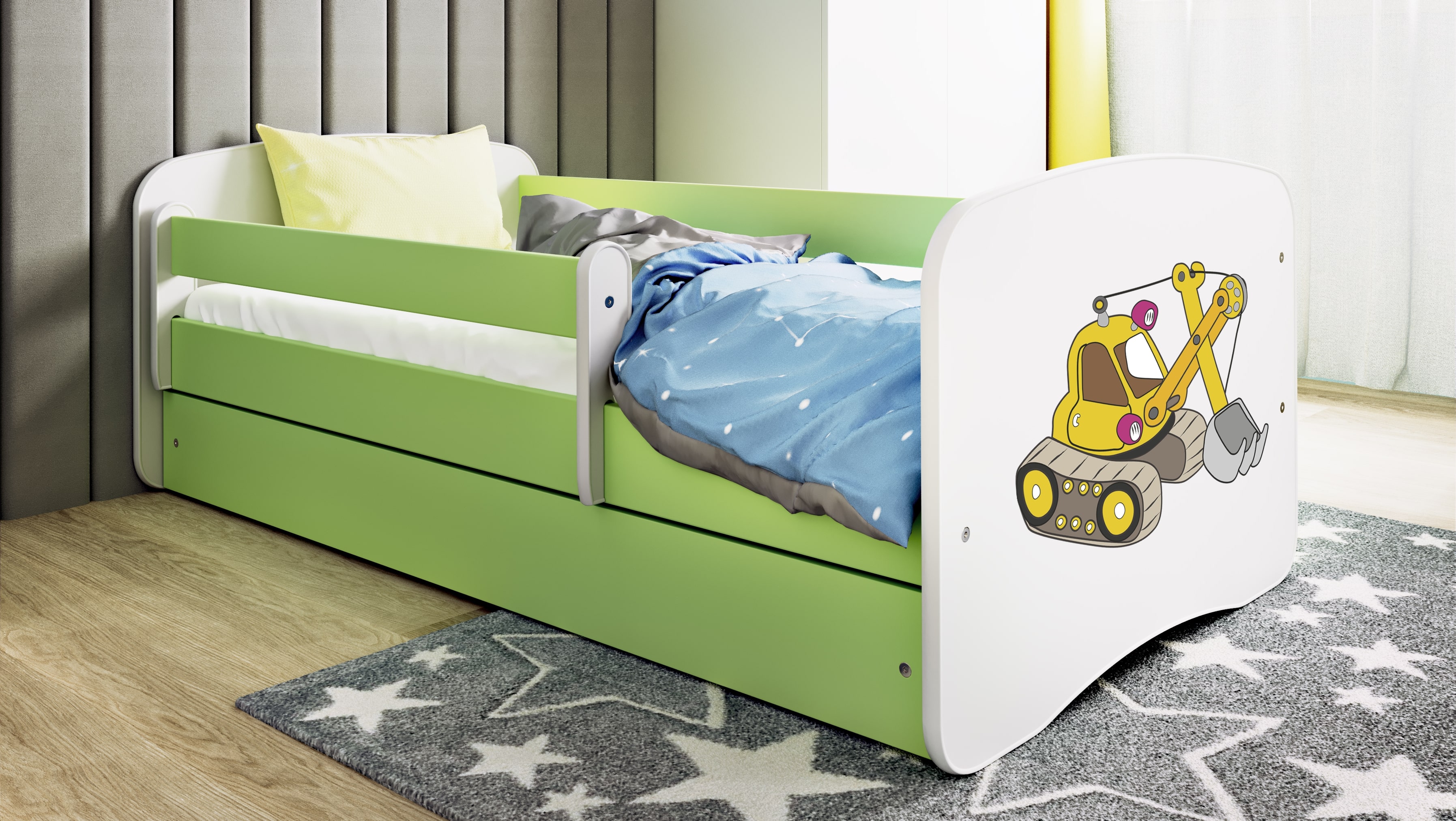 Lit enfant Pelleteuse