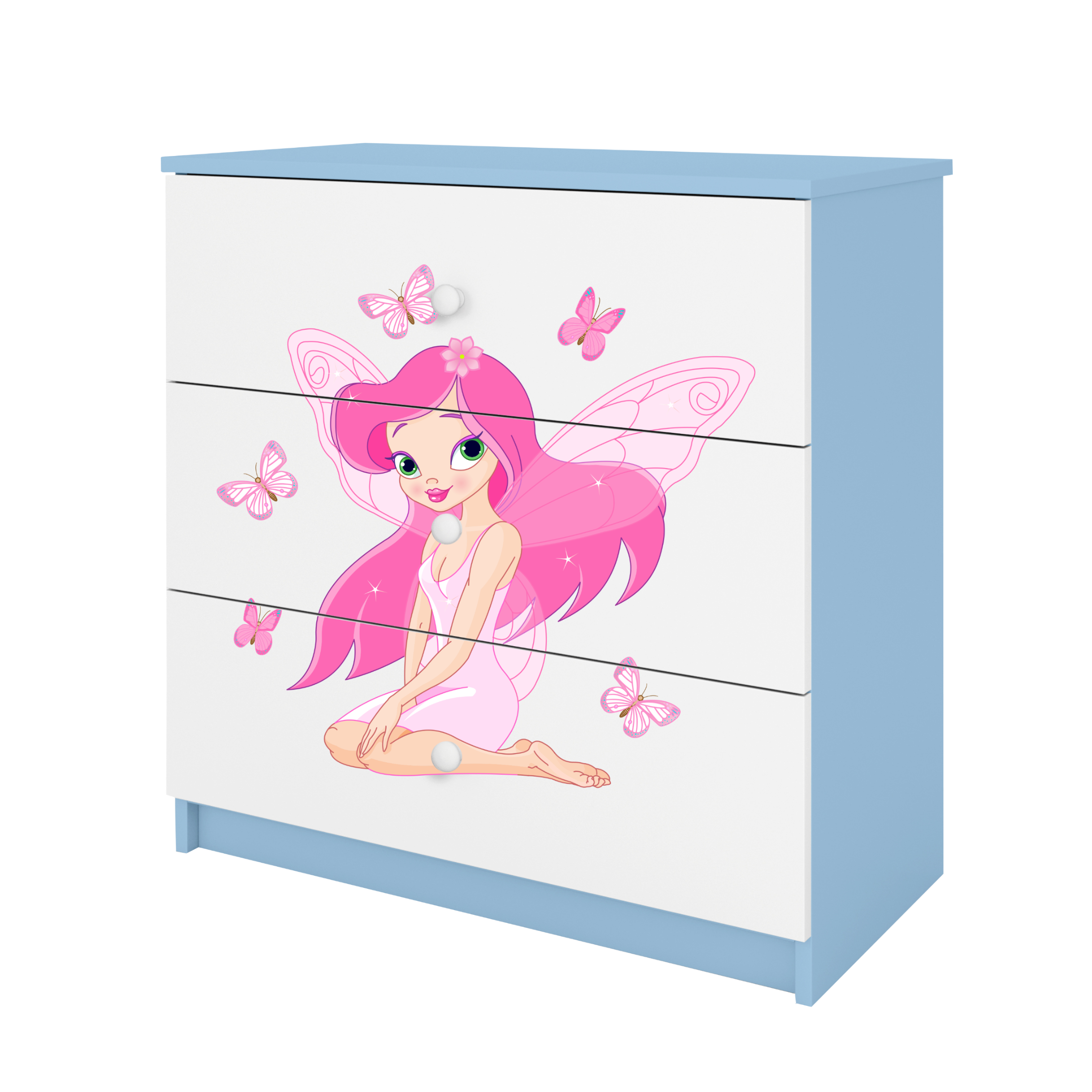 Commode enfant bleu