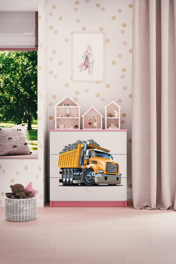Kinderkommode Rosa