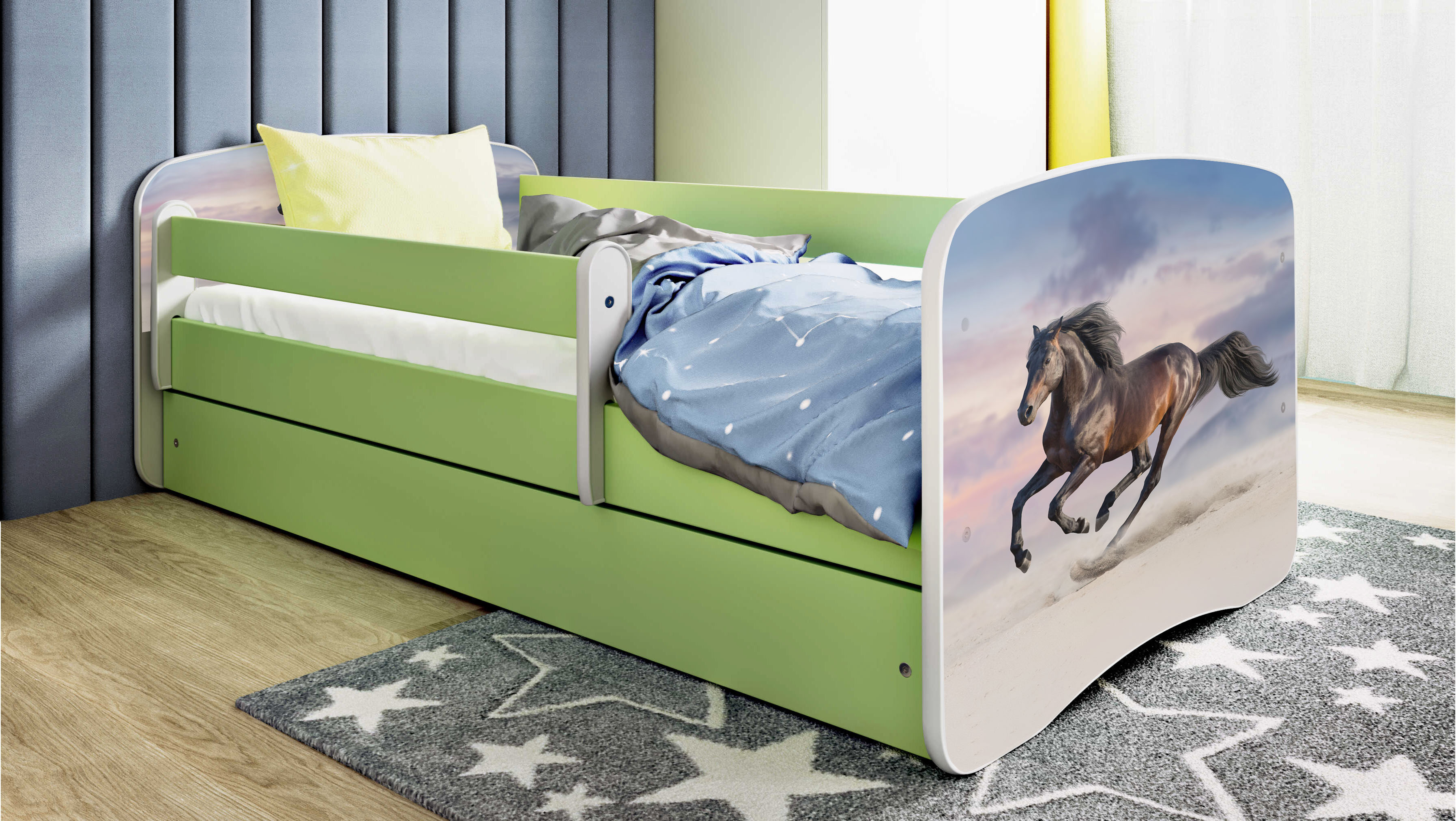 Lit enfant Cheval au Galop