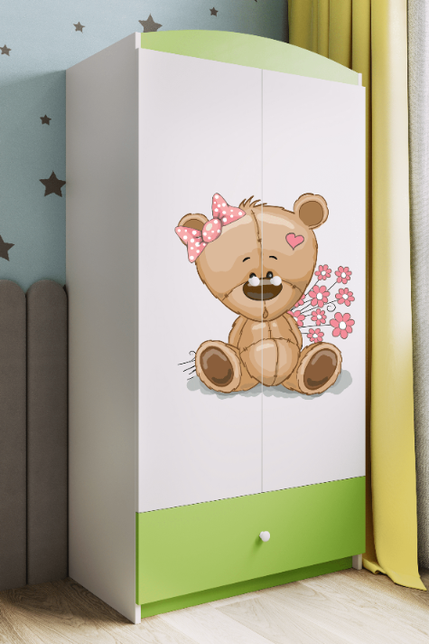 Armoire enfant vert
