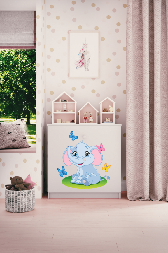 Kinderkommode Weiß