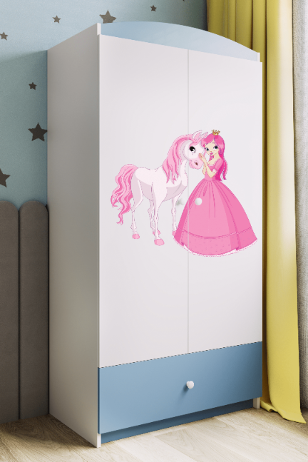 Armoire enfant bleu