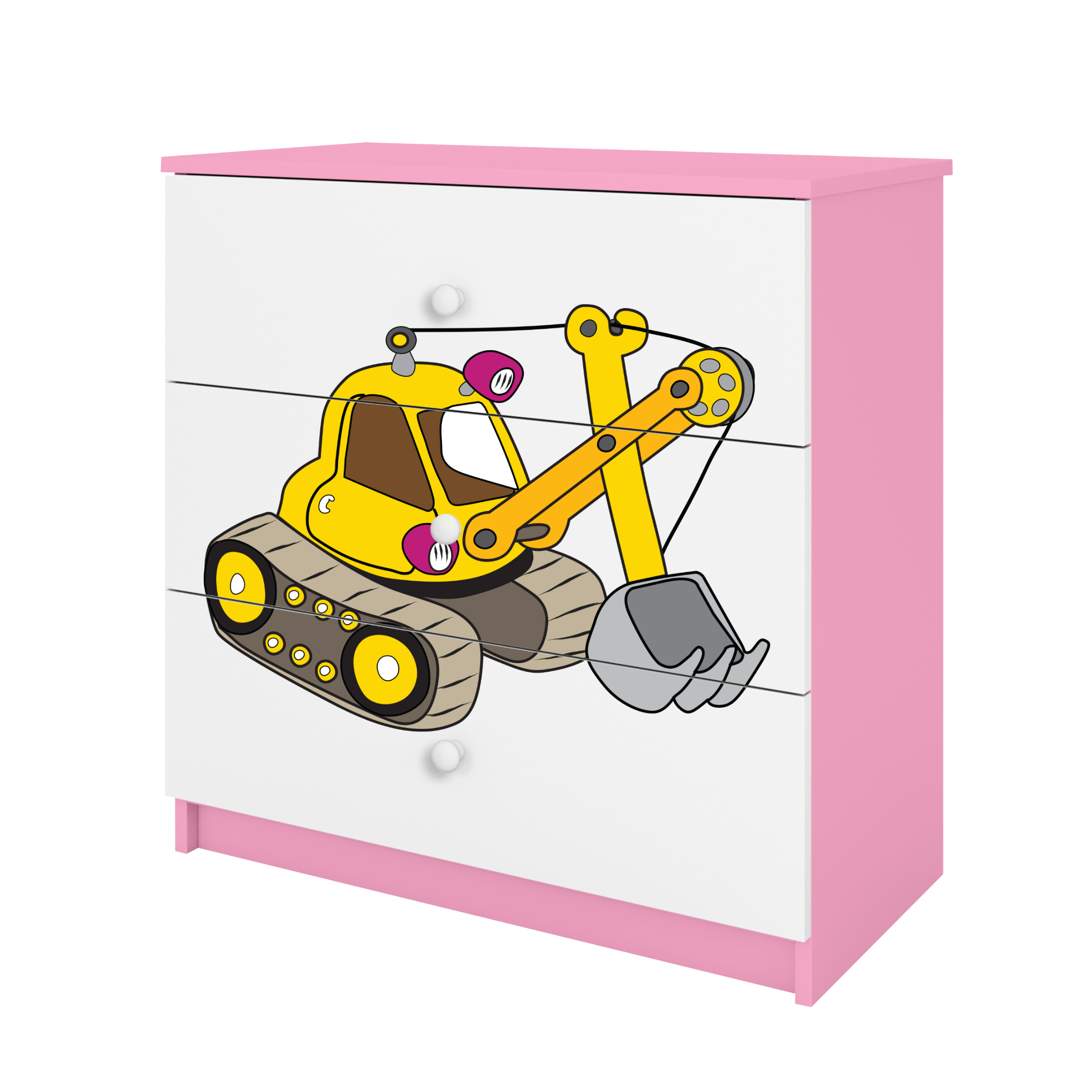 Commode enfant rose