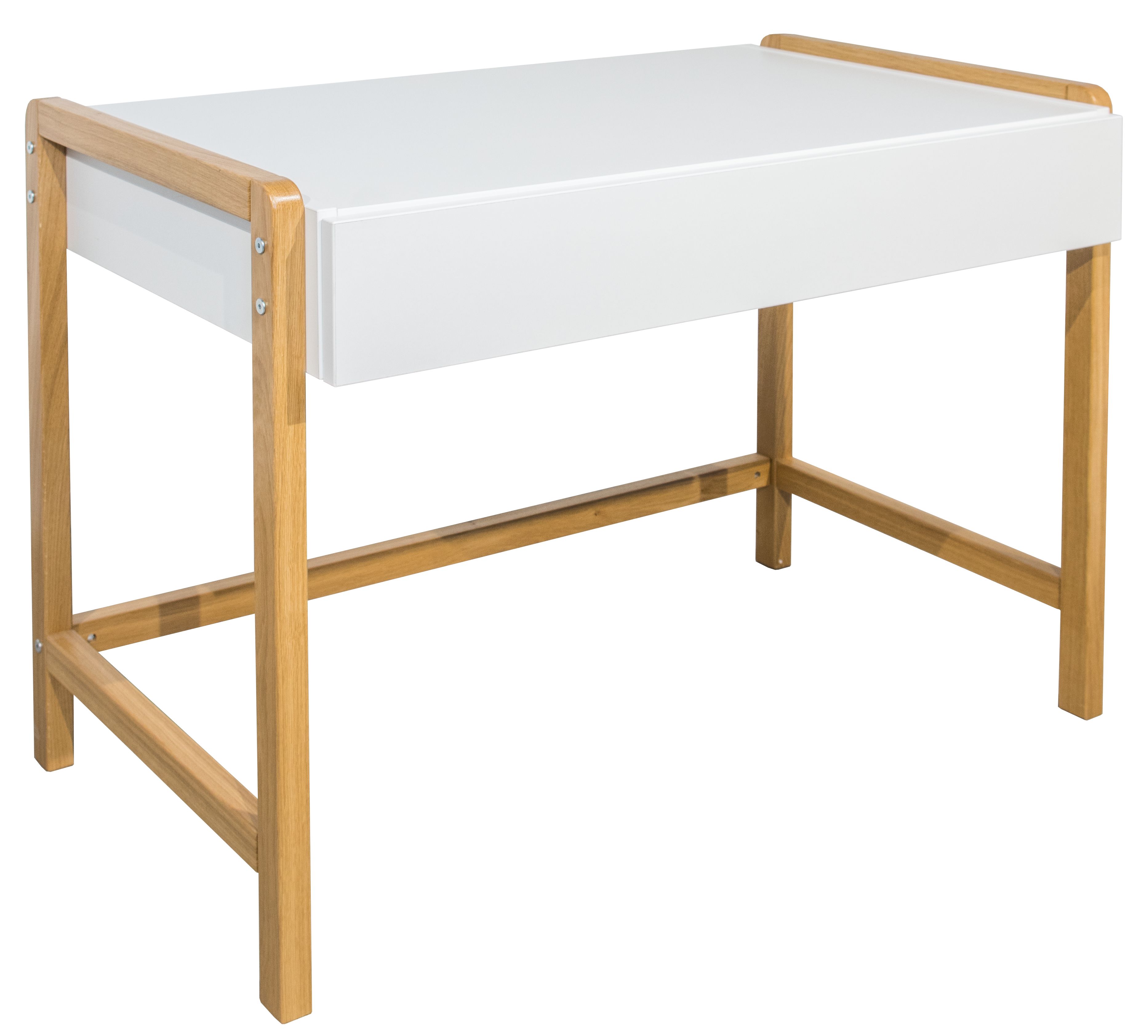 Bureau enfant blanc et chene clair