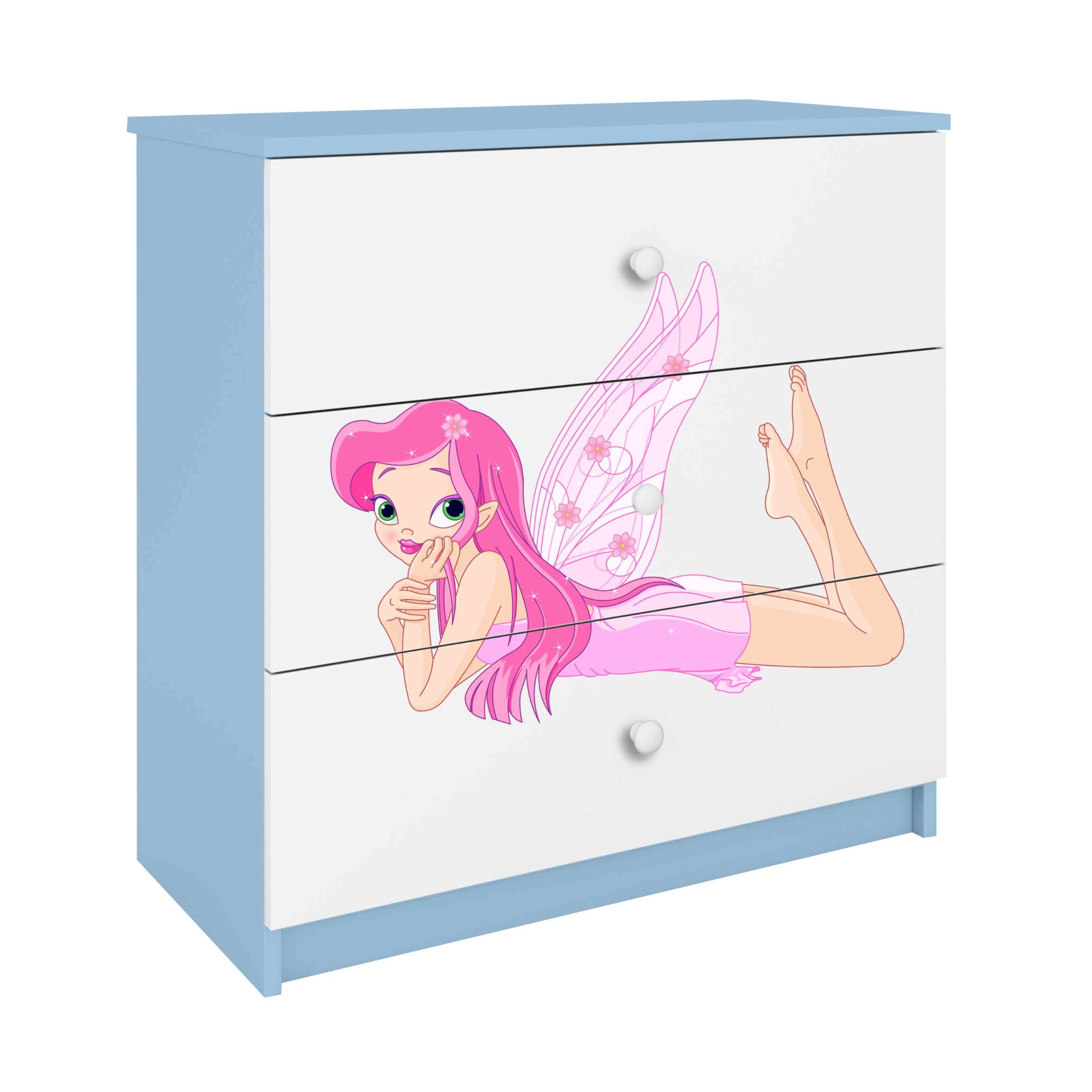 Commode enfant bleu
