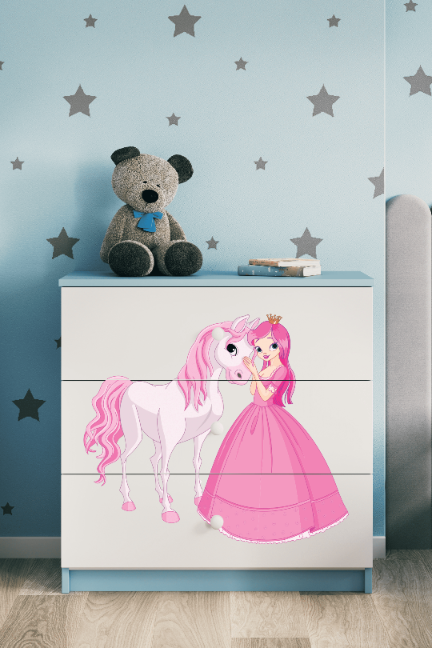 Kinderkommode Blau