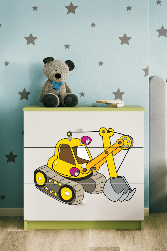 Kinderkommode Grün