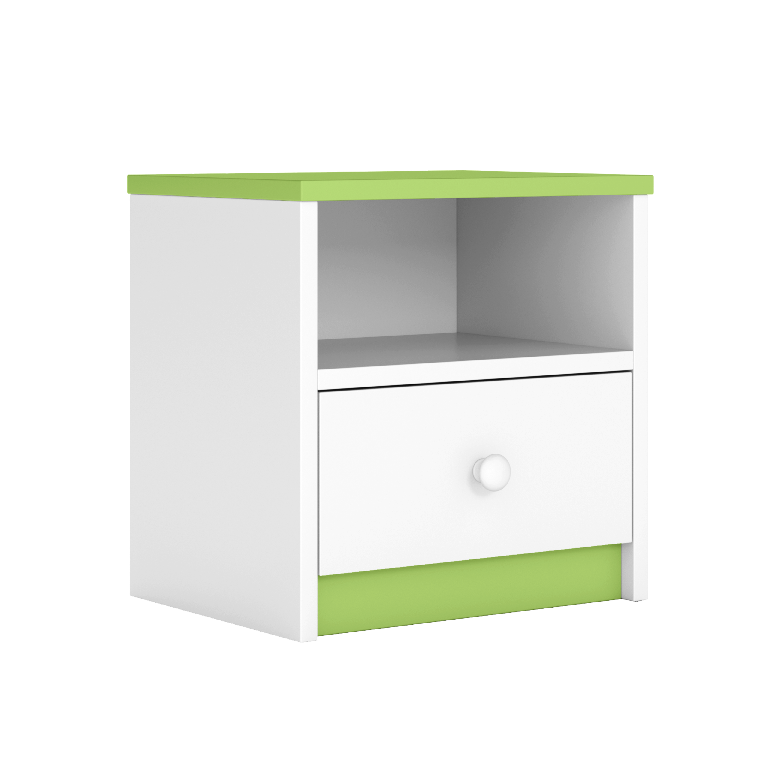 Table de chevet enfant vert